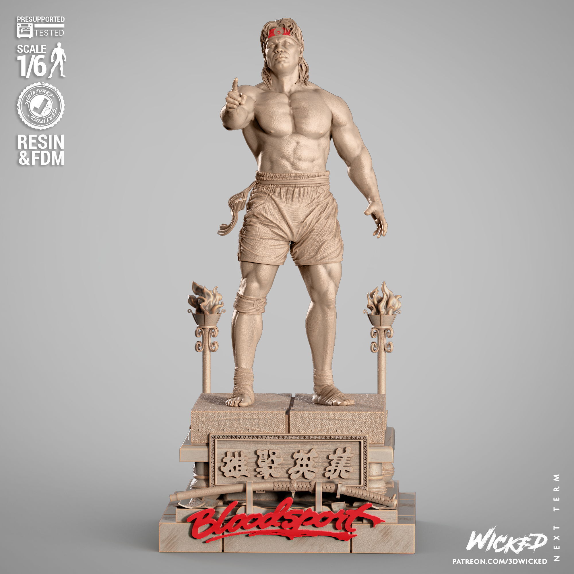 Wicked Movies Chong Li Sculpture 3D print model_1