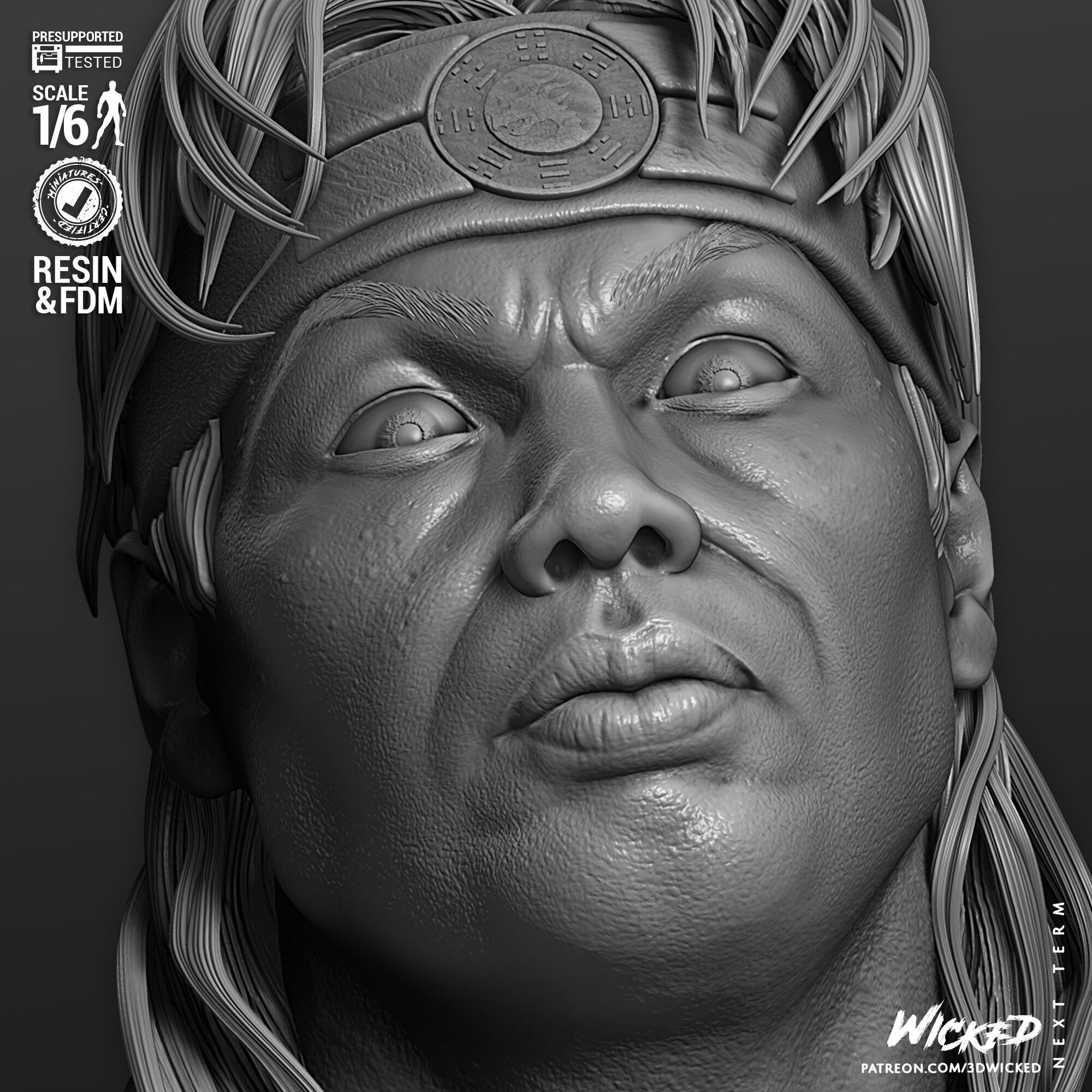 Wicked Movies Chong Li Sculpture 3D print model_35