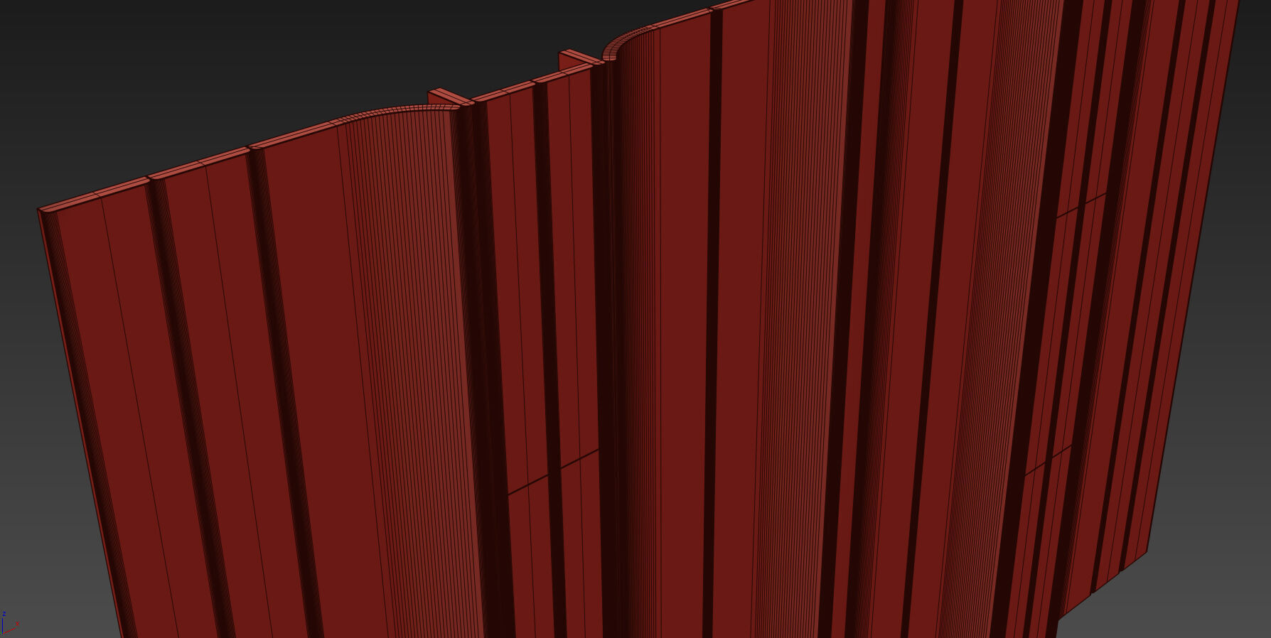 Decorative V38 Wall Panels 3D model_9