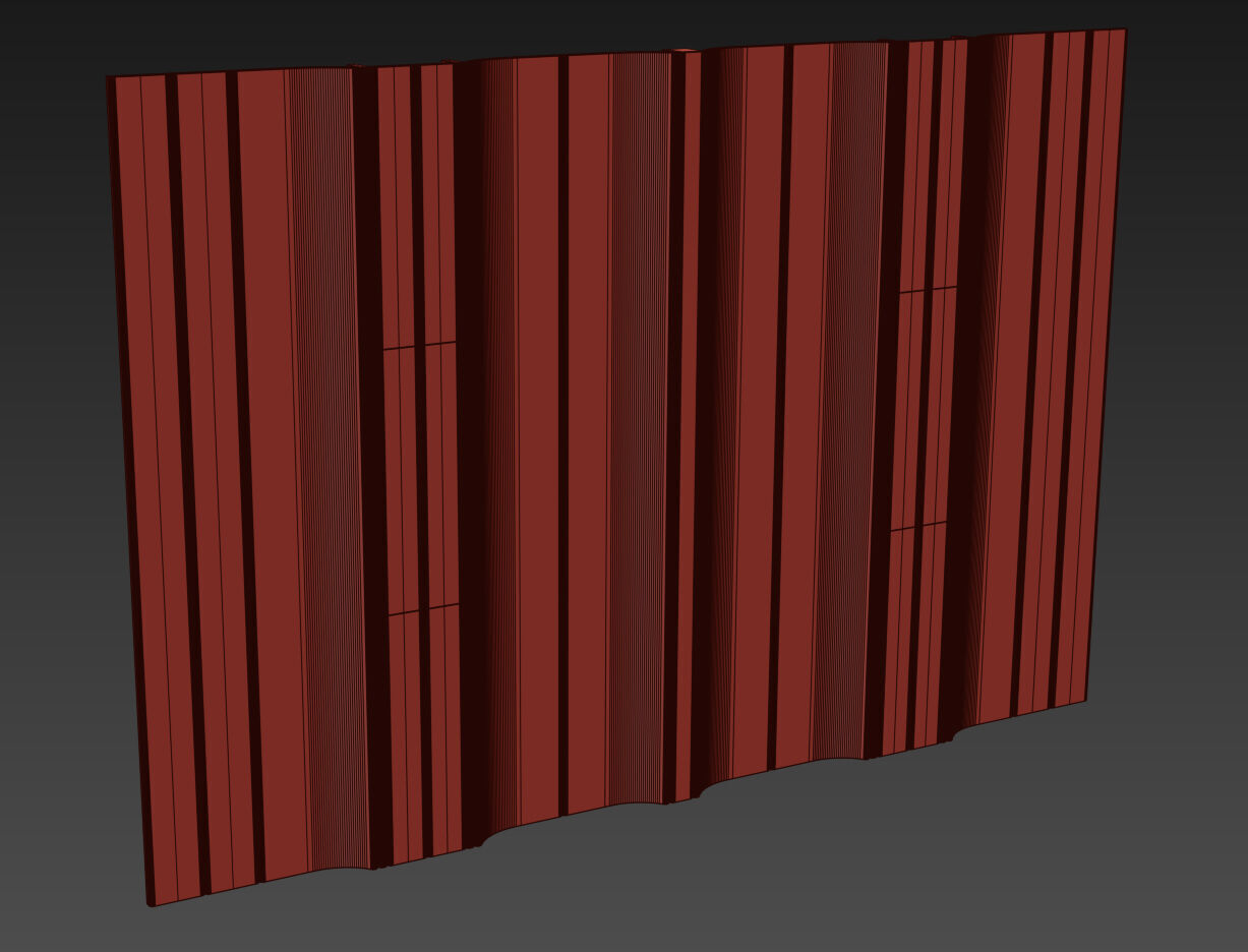 Decorative V38 Wall Panels 3D model_6