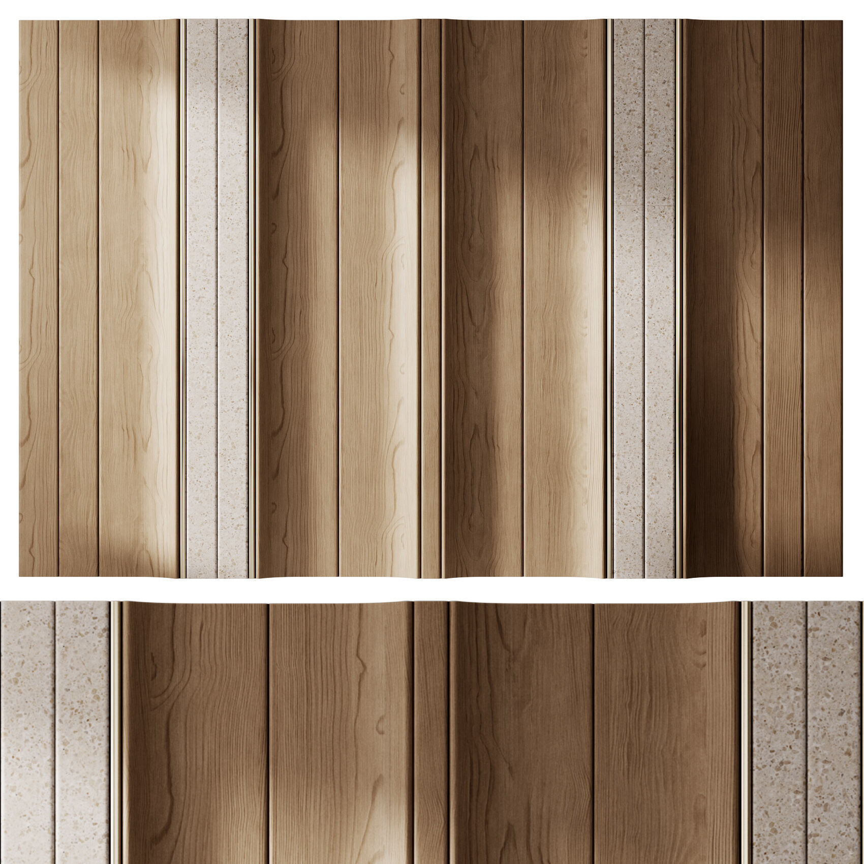 Decorative V38 Wall Panels 3D model_1