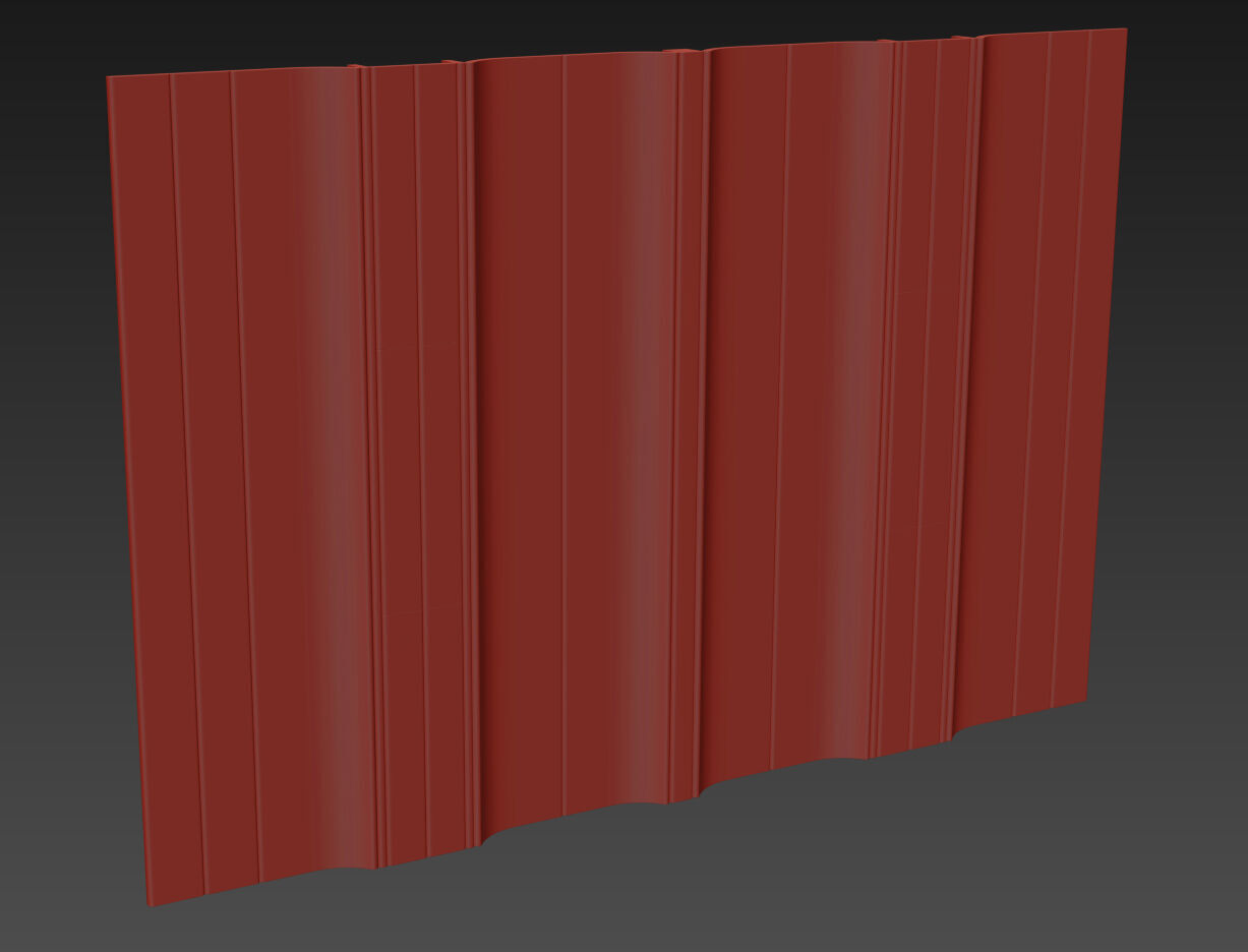 Decorative V38 Wall Panels 3D model_5