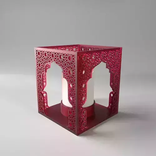 Arabesque Votive Candle Holder 3D print model