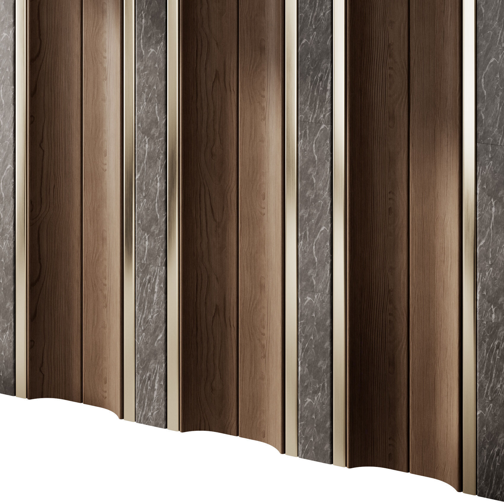 Decorative V41 Wall Panels 3D model_2