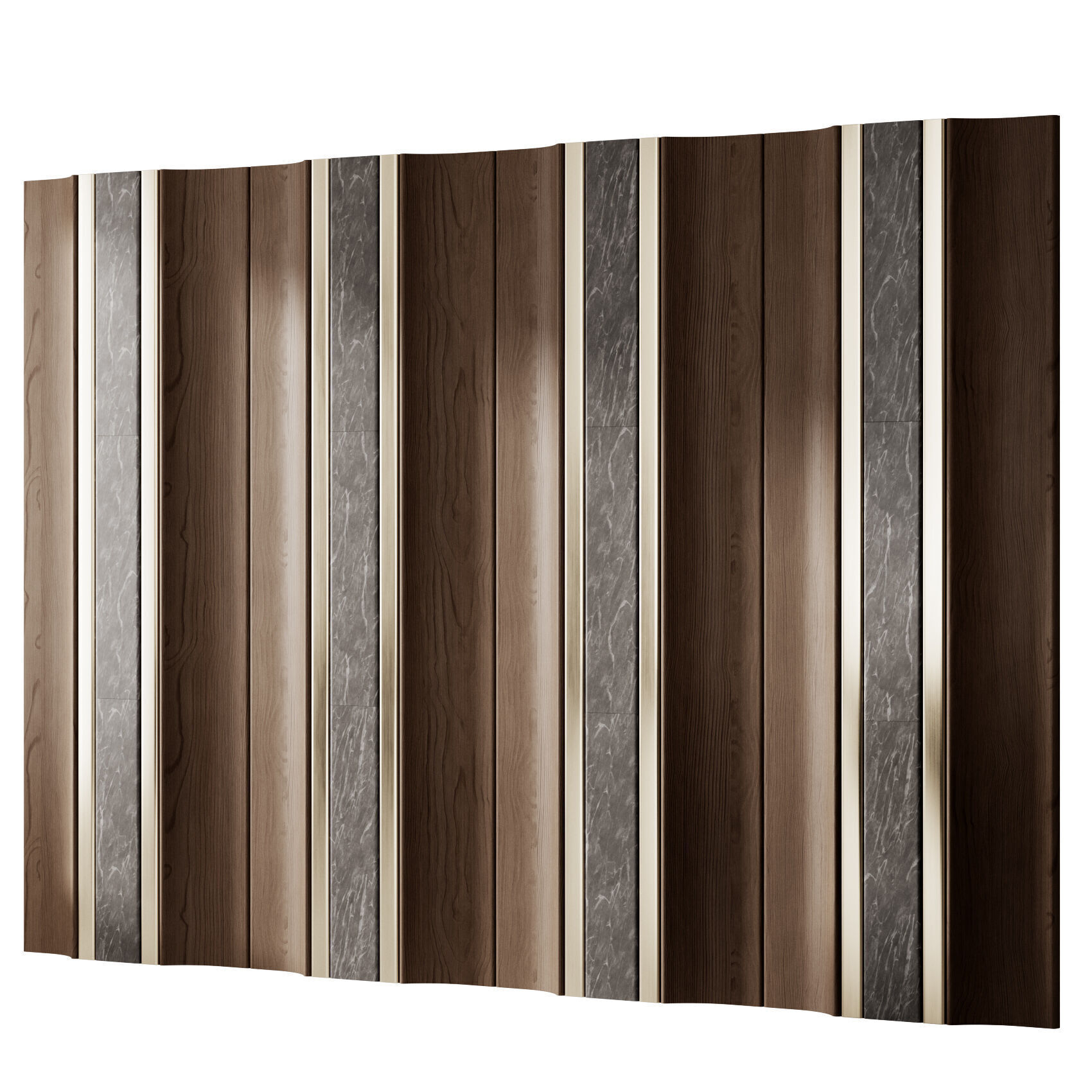 Decorative V41 Wall Panels 3D model_1