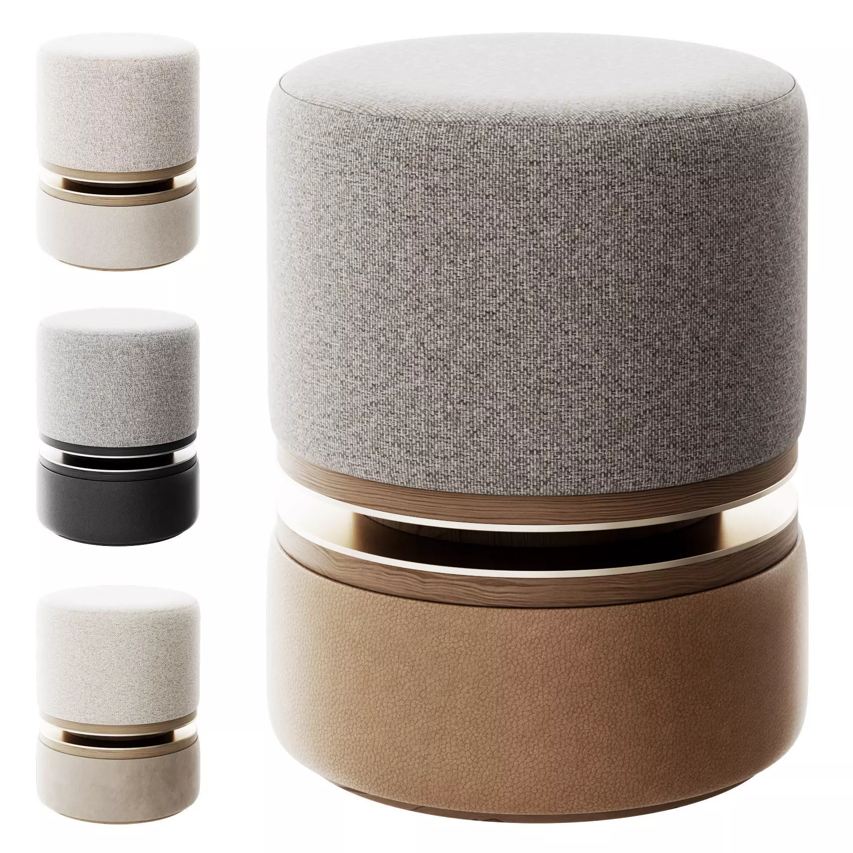 Houston Stool By Frato 3D model_0