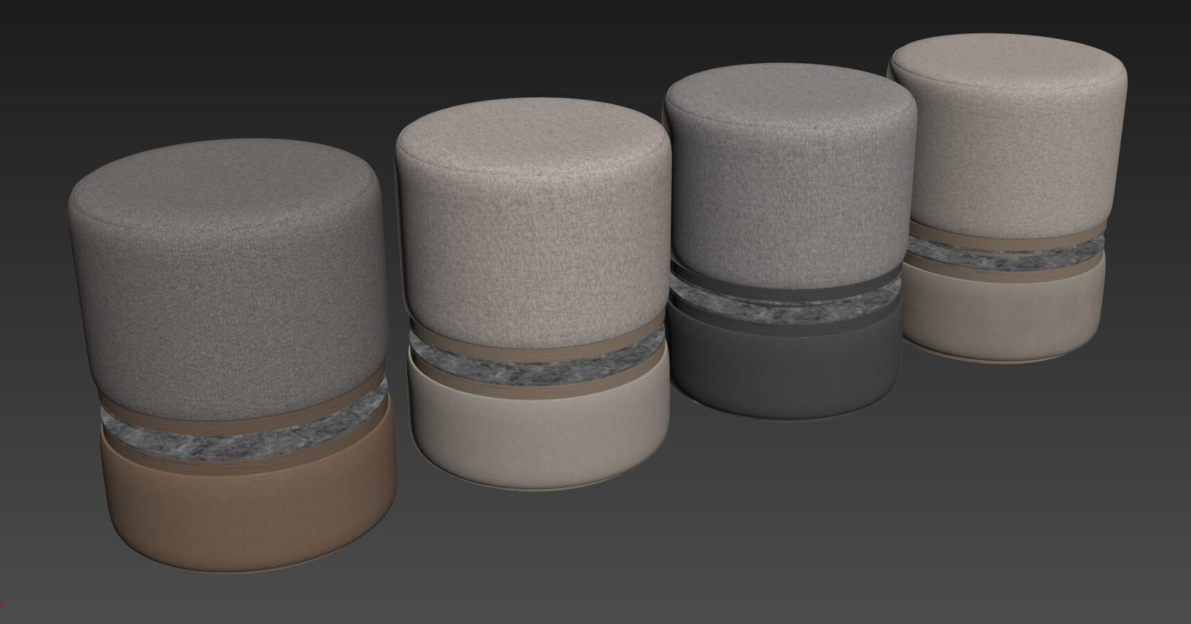 Houston Stool By Frato 3D model_7