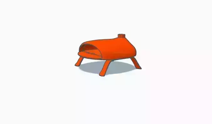 Pizza Oven 3D Model  STL OBJ FBX  Digital Download 3D print model