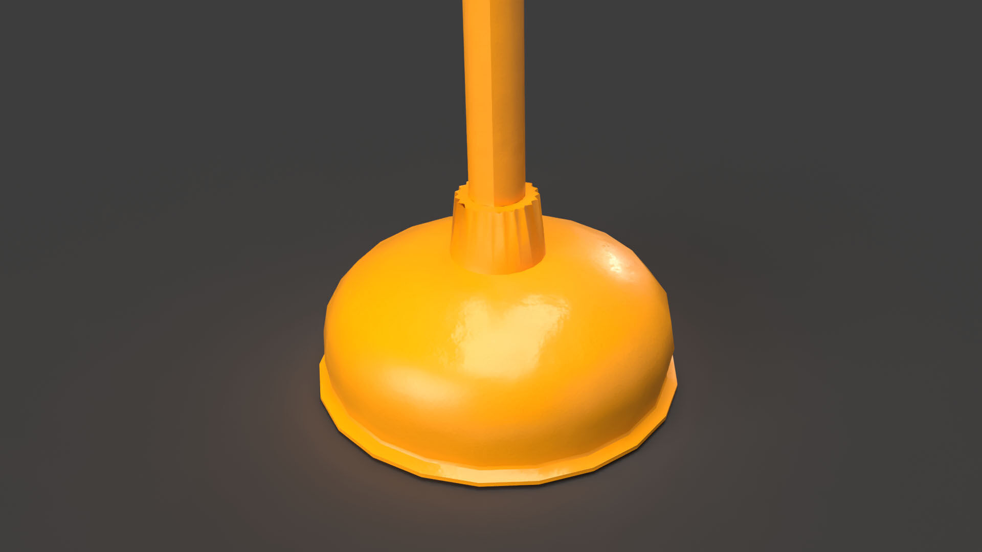 Plunger Tool Low-poly 3D model_6