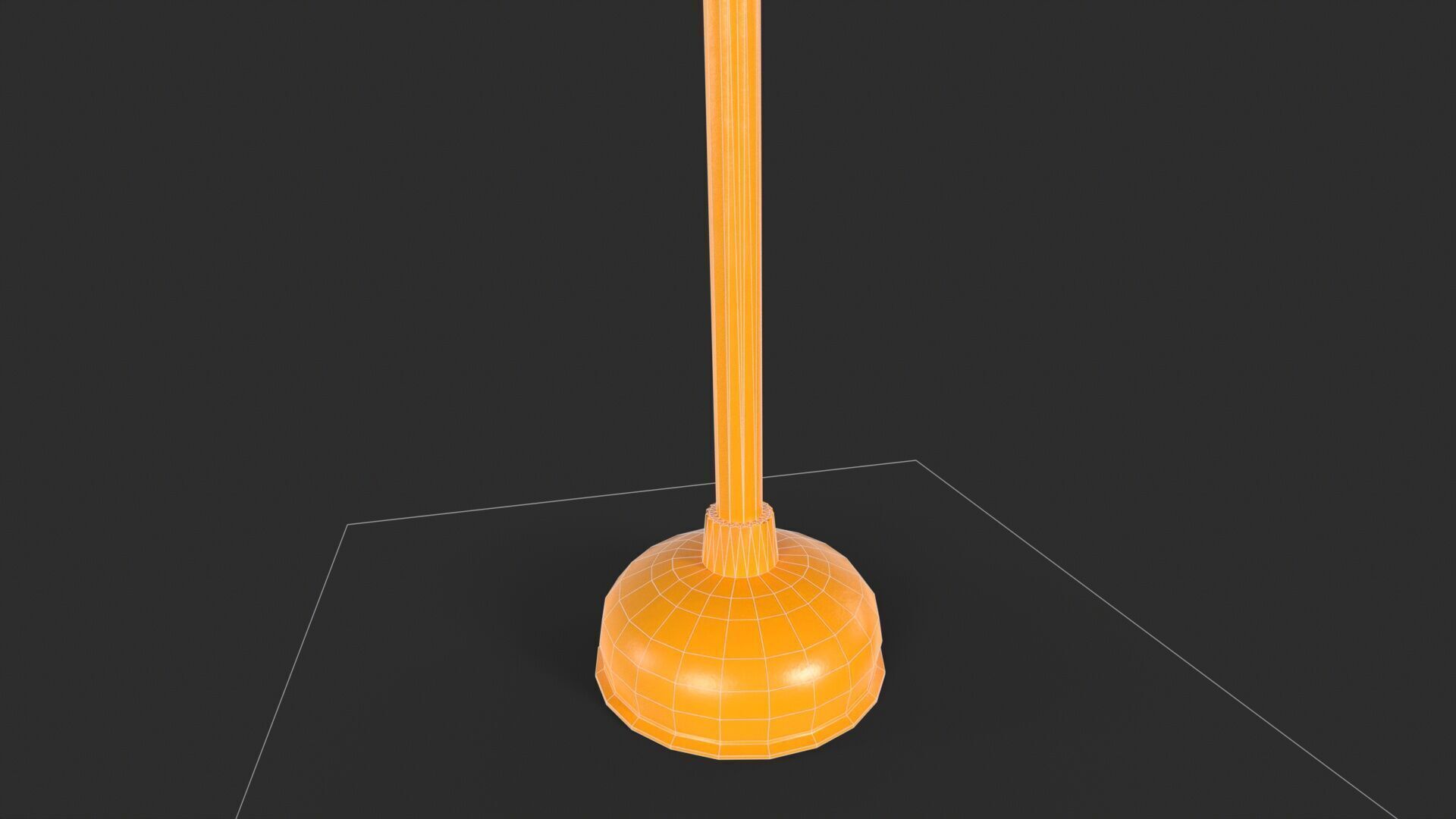 Plunger Tool Low-poly 3D model_12