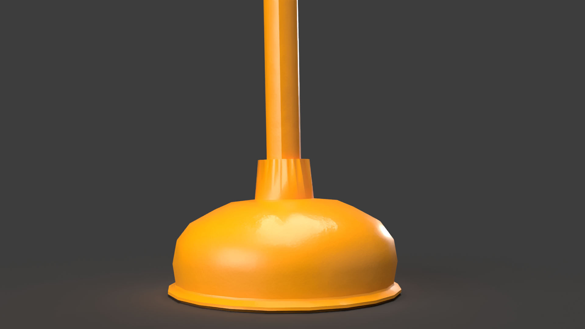 Plunger Tool Low-poly 3D model_5