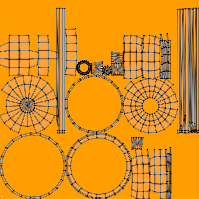 Plunger Tool Low-poly 3D model_13