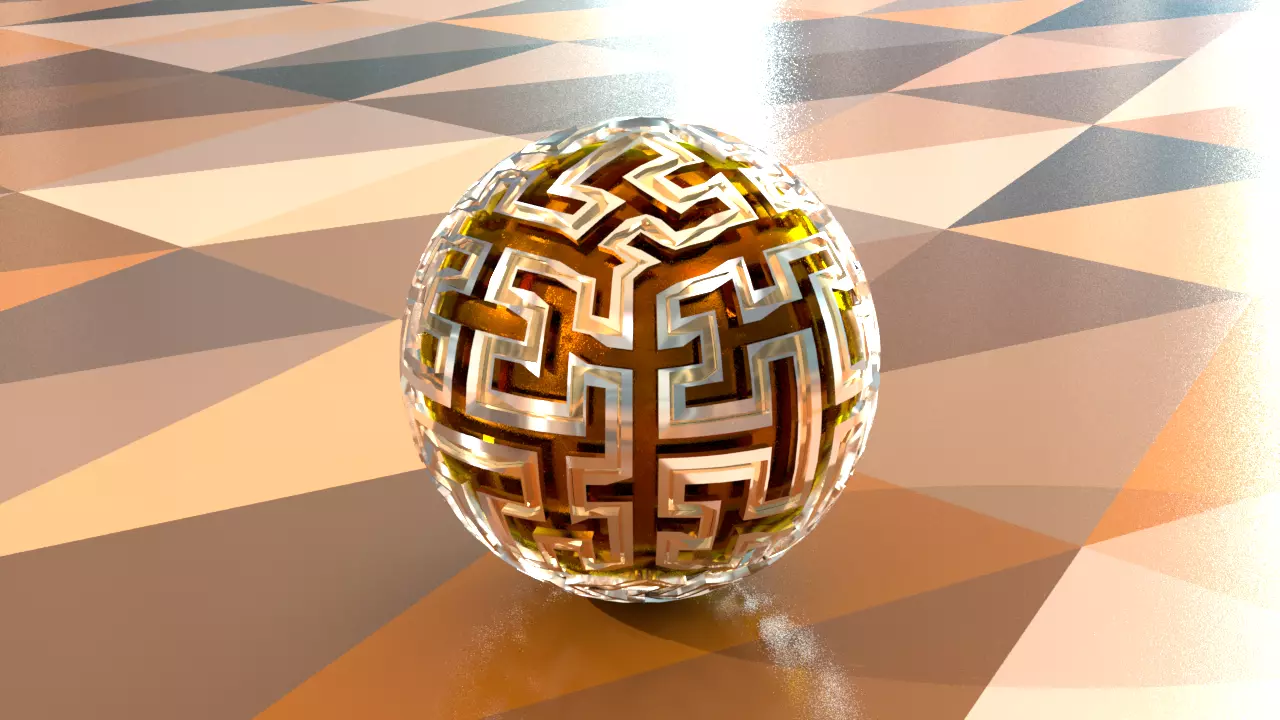 Hilbert Sphere Free 3D print model_0