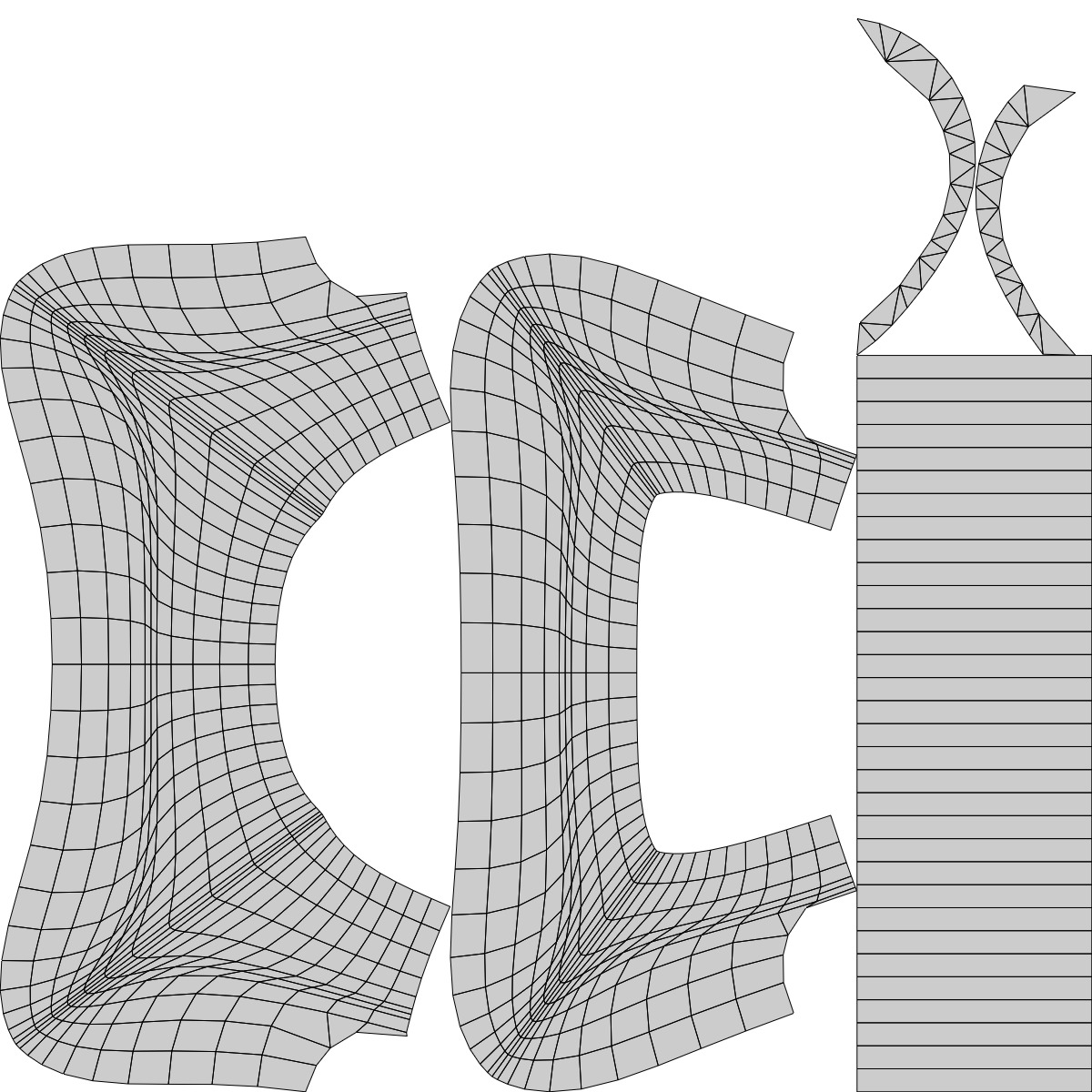 Ninja Kunai Knife Low-poly 3D model_7