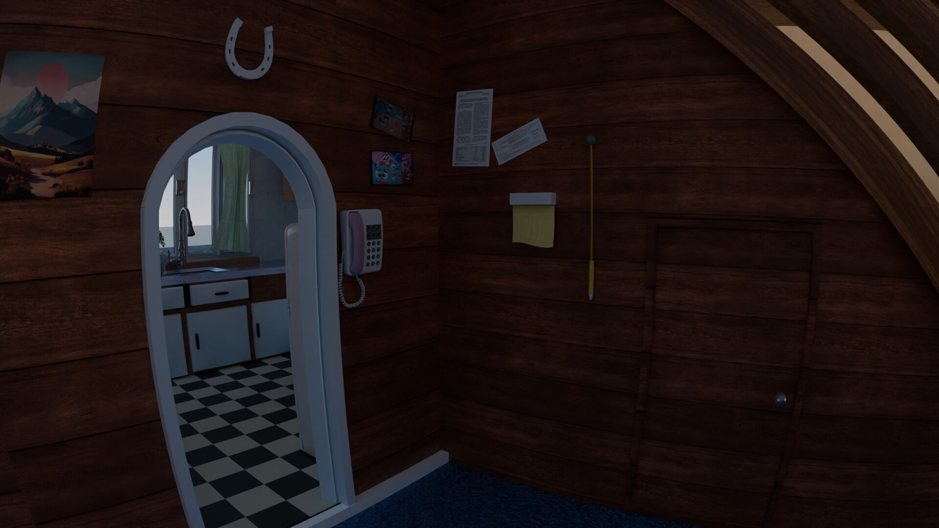 Gumball house design Project Blender 3D model_7