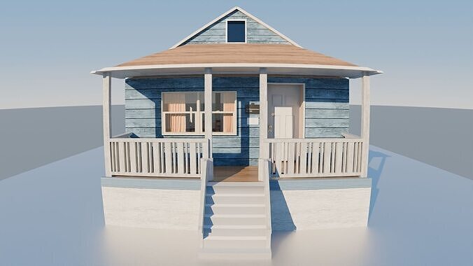 Gumball house design Project Blender 3D model