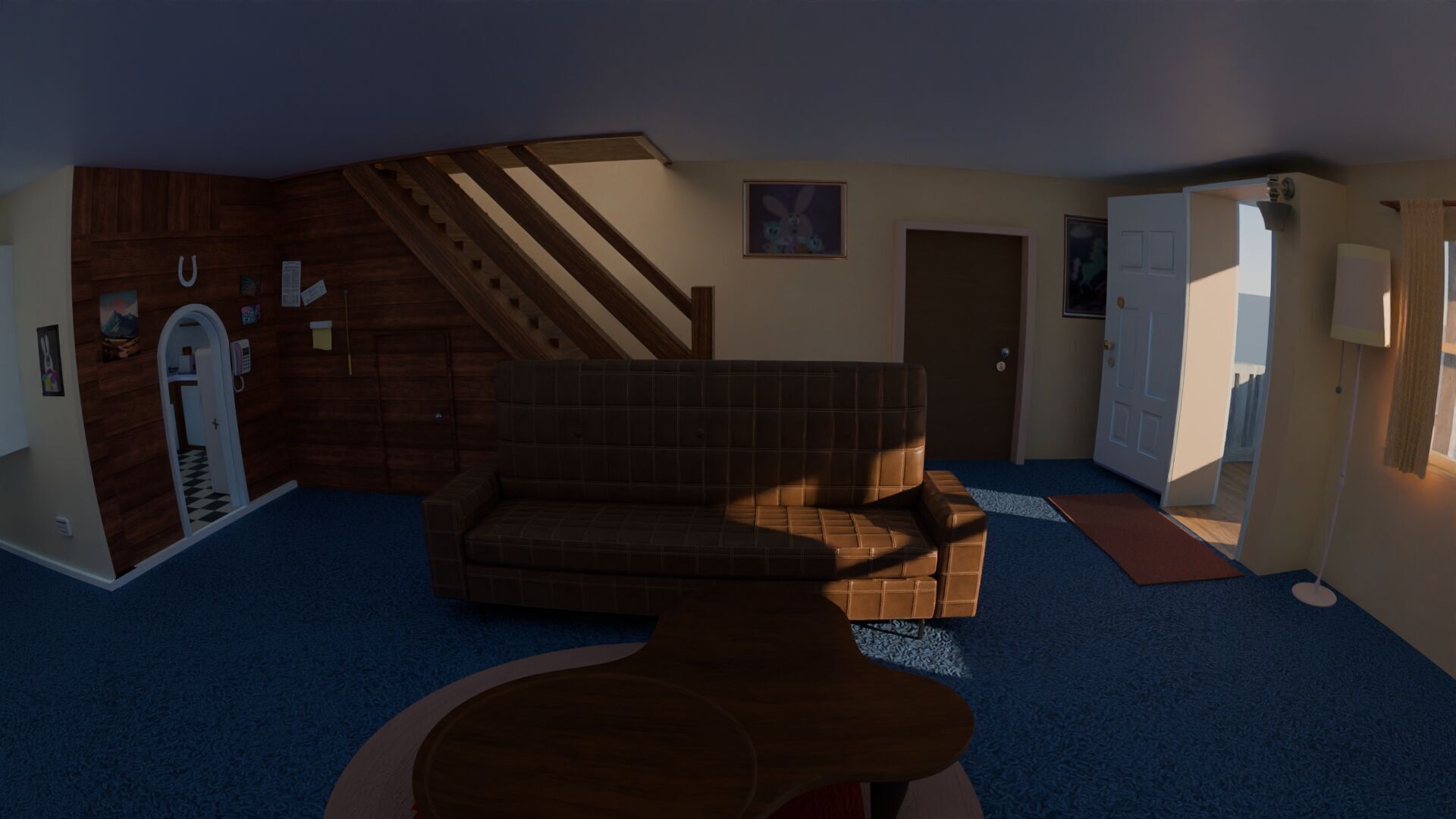 Gumball house design Project Blender 3D model_5