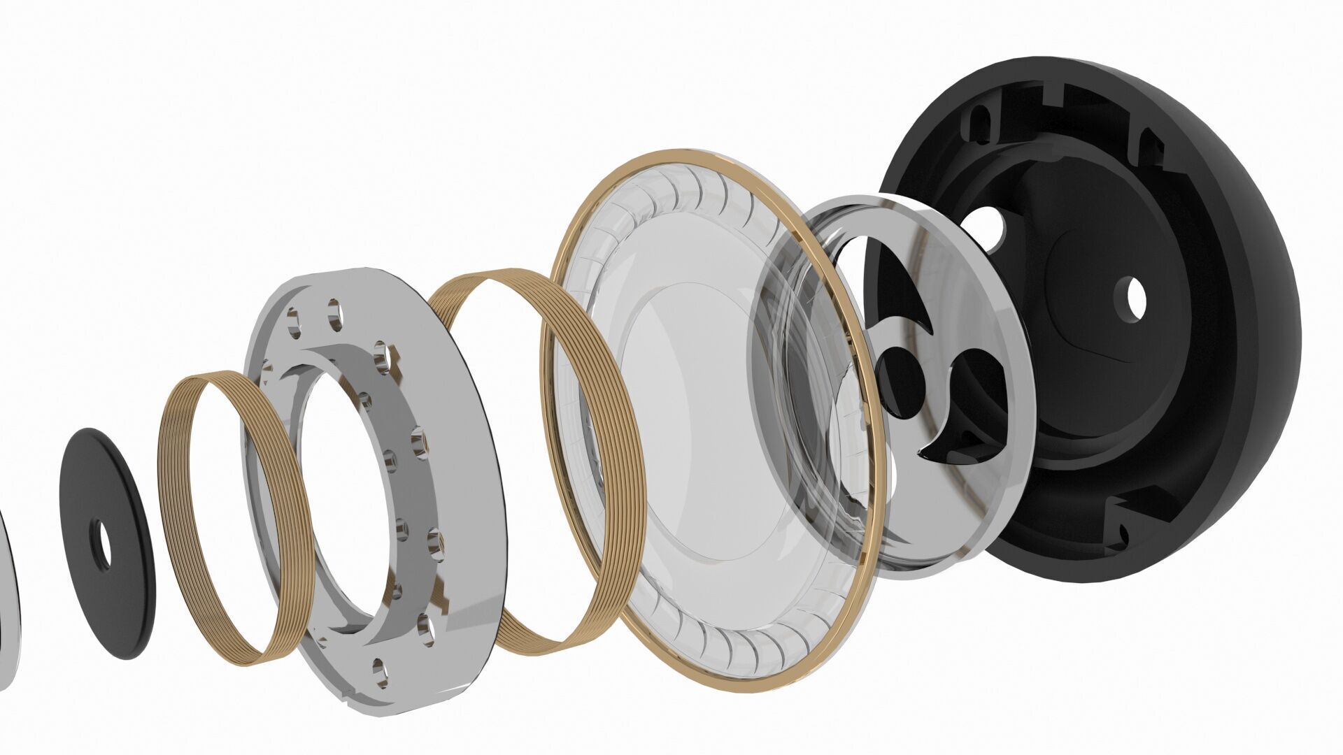 Headset Structure 2 3D model_7