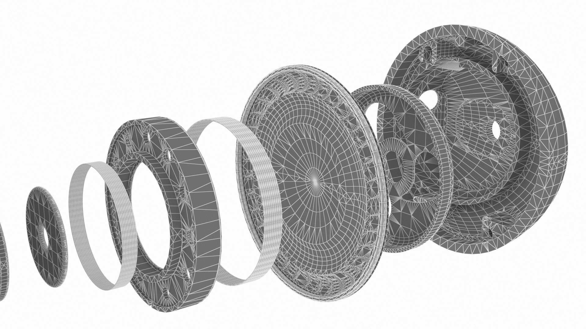 Headset Structure 2 3D model_16