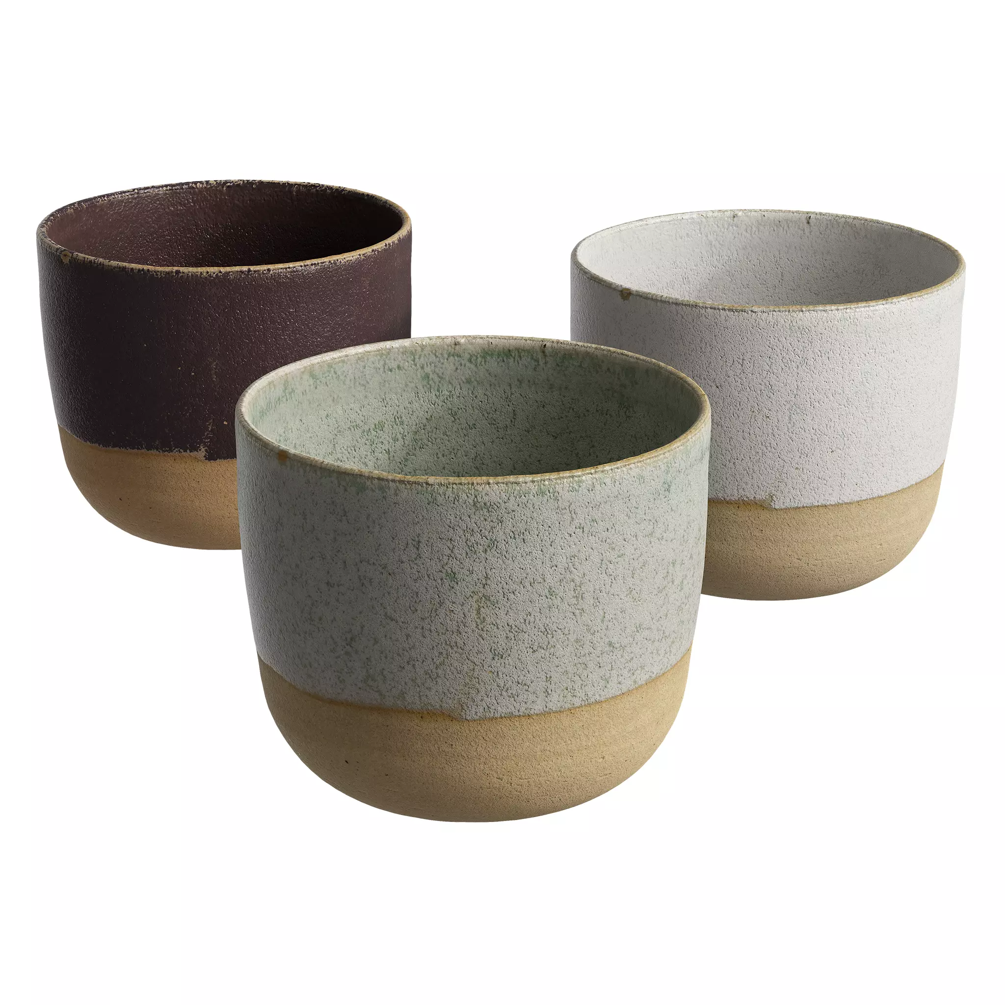 Asian Ceramic Bowl Cup Free low-poly 3D model