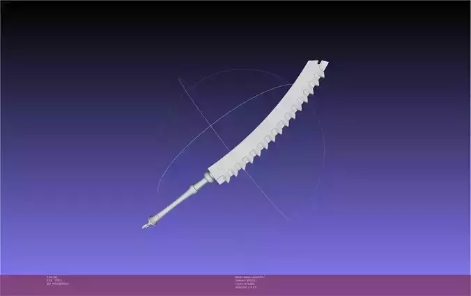 NIER Kaine Sword Printable Assembly 3D print model