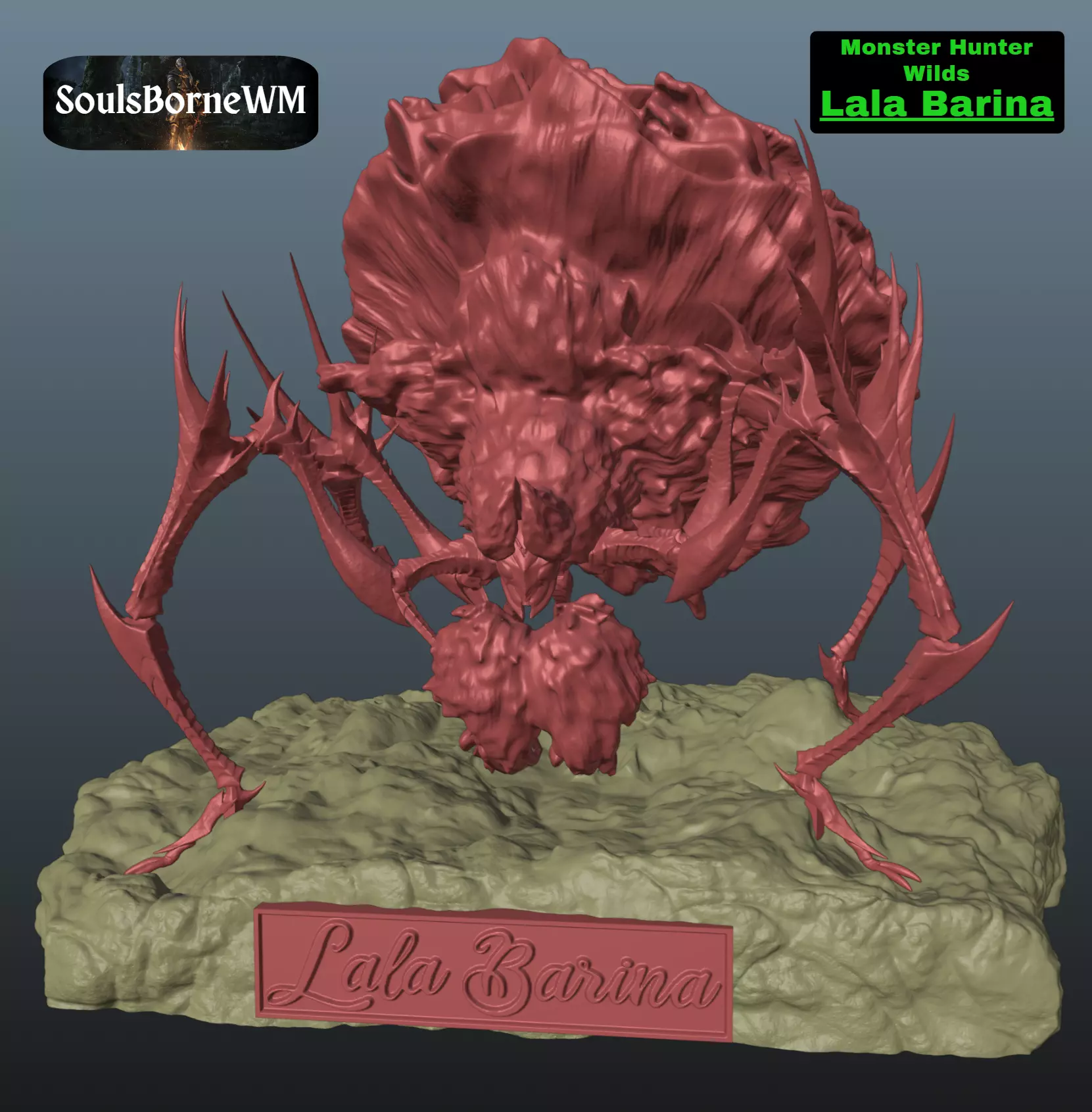 Monster Hunter Wilds Lala Barina 3D print model_0