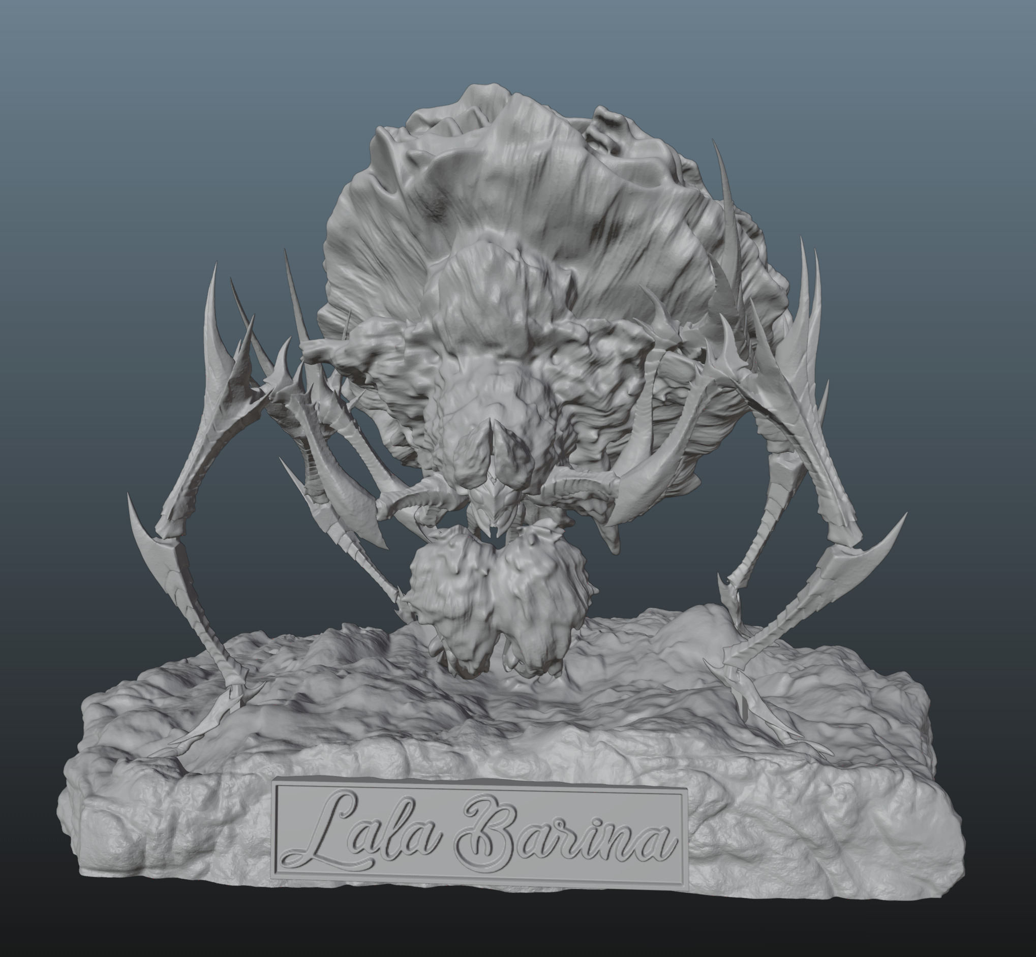 Monster Hunter Wilds Lala Barina 3D print model_9