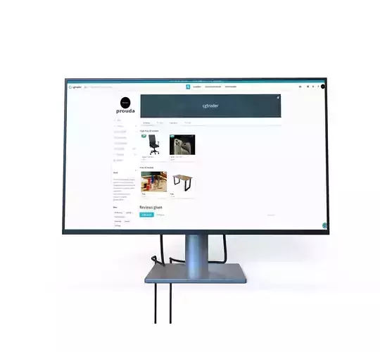 Monitor - OBJ Free Download