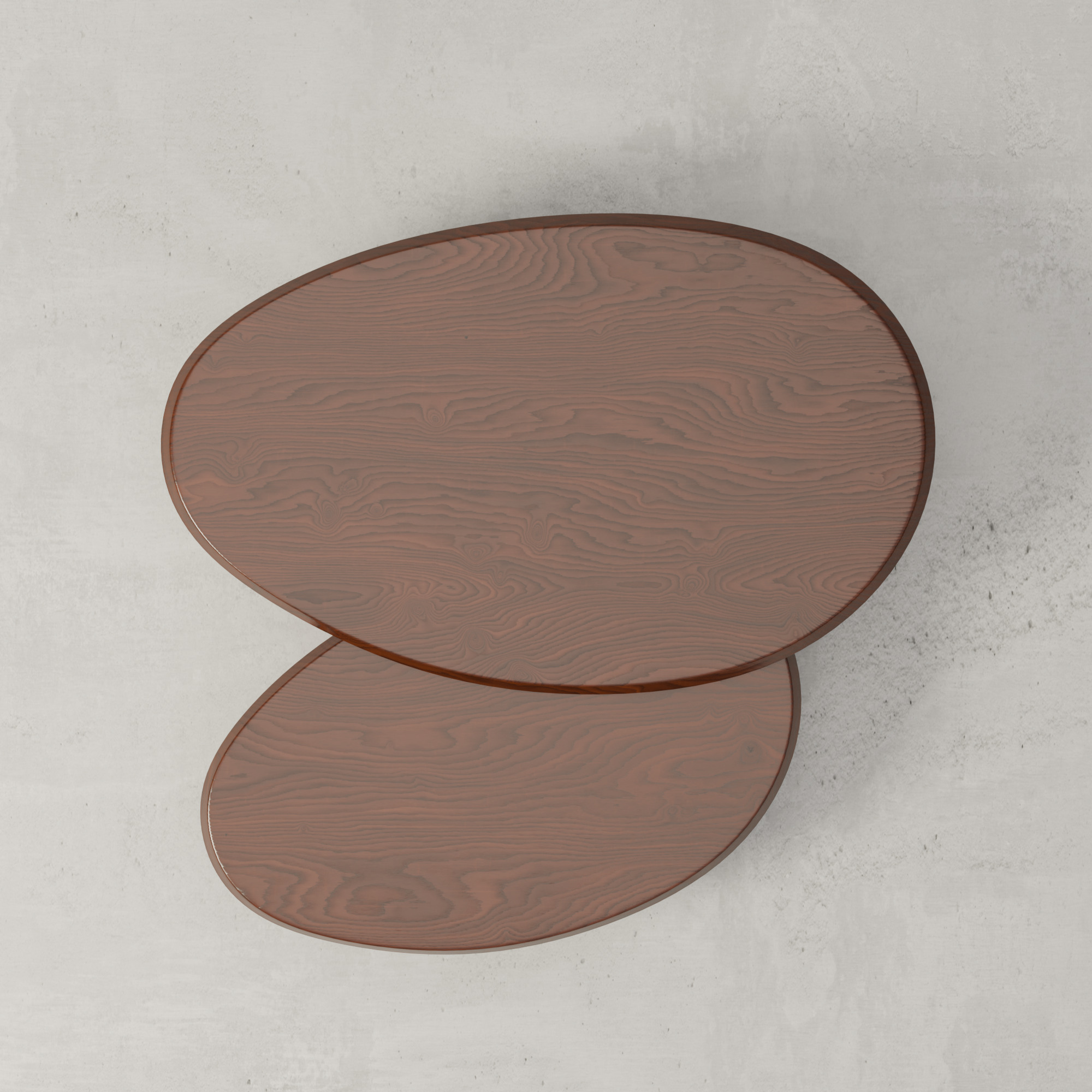 Coffee Table Low-poly 3D model_2