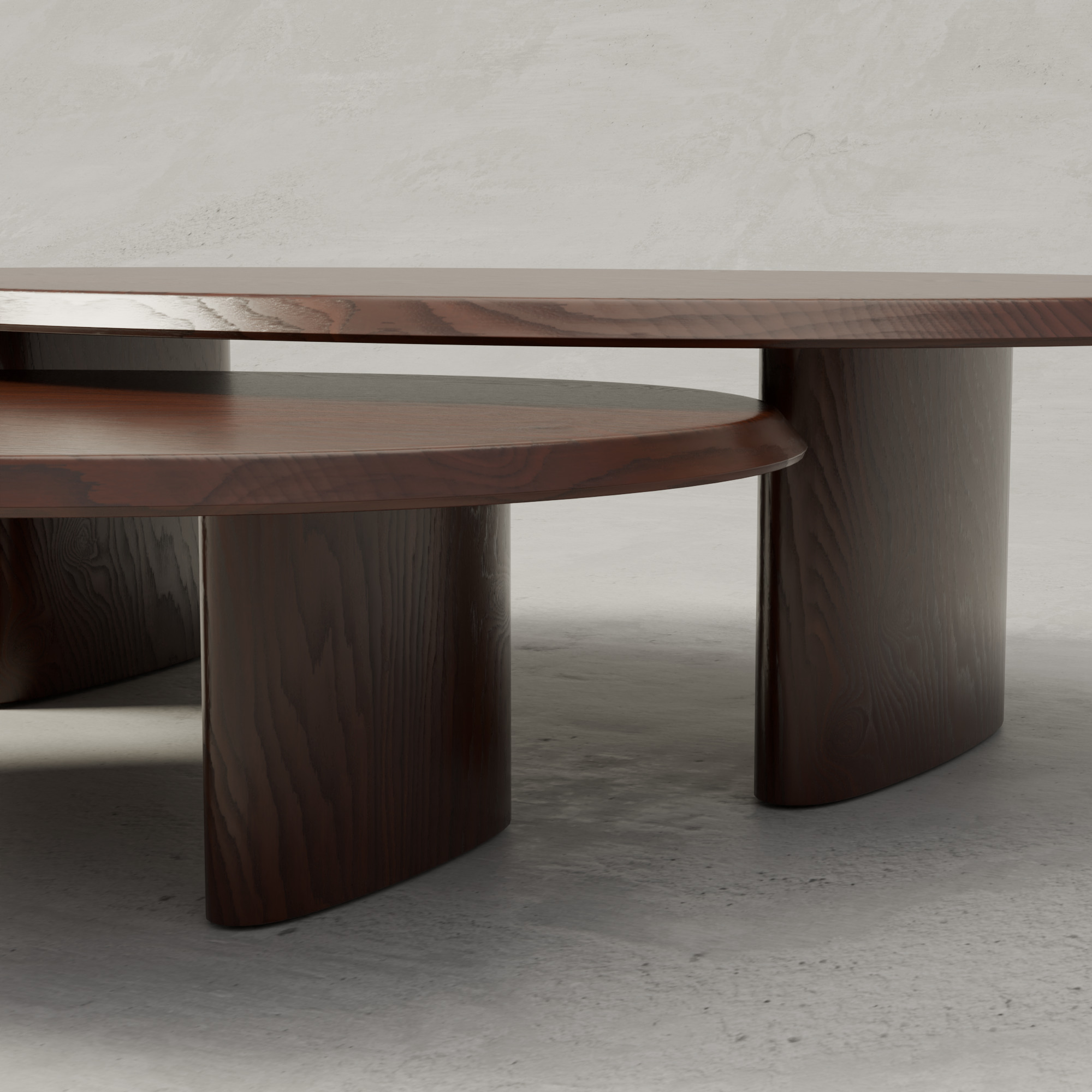 Coffee Table Low-poly 3D model_4