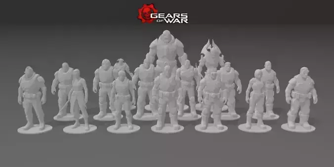 Miniatures - Gears of War