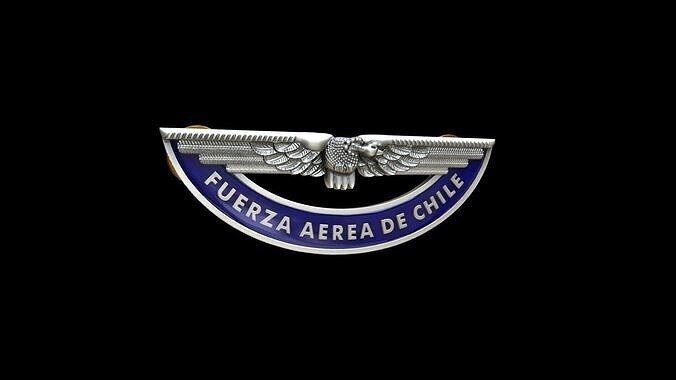 piocha-fuerza-aerea-de-chile-condor 3D print model