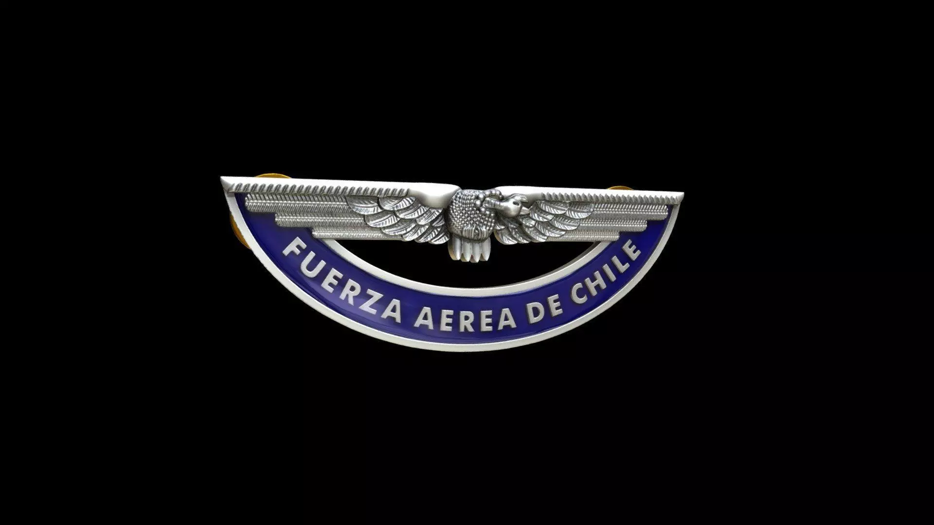 piocha-fuerza-aerea-de-chile-condor 3D print model