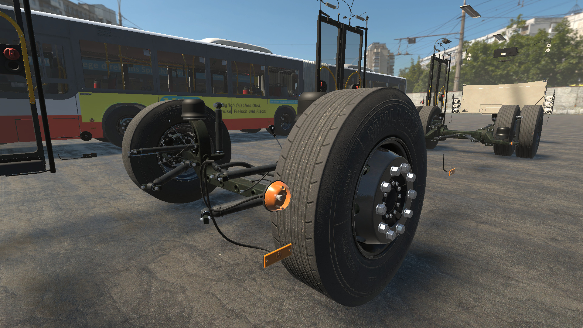 High Detail Busses - Basic Version - Unity Low-poly 3D model_19