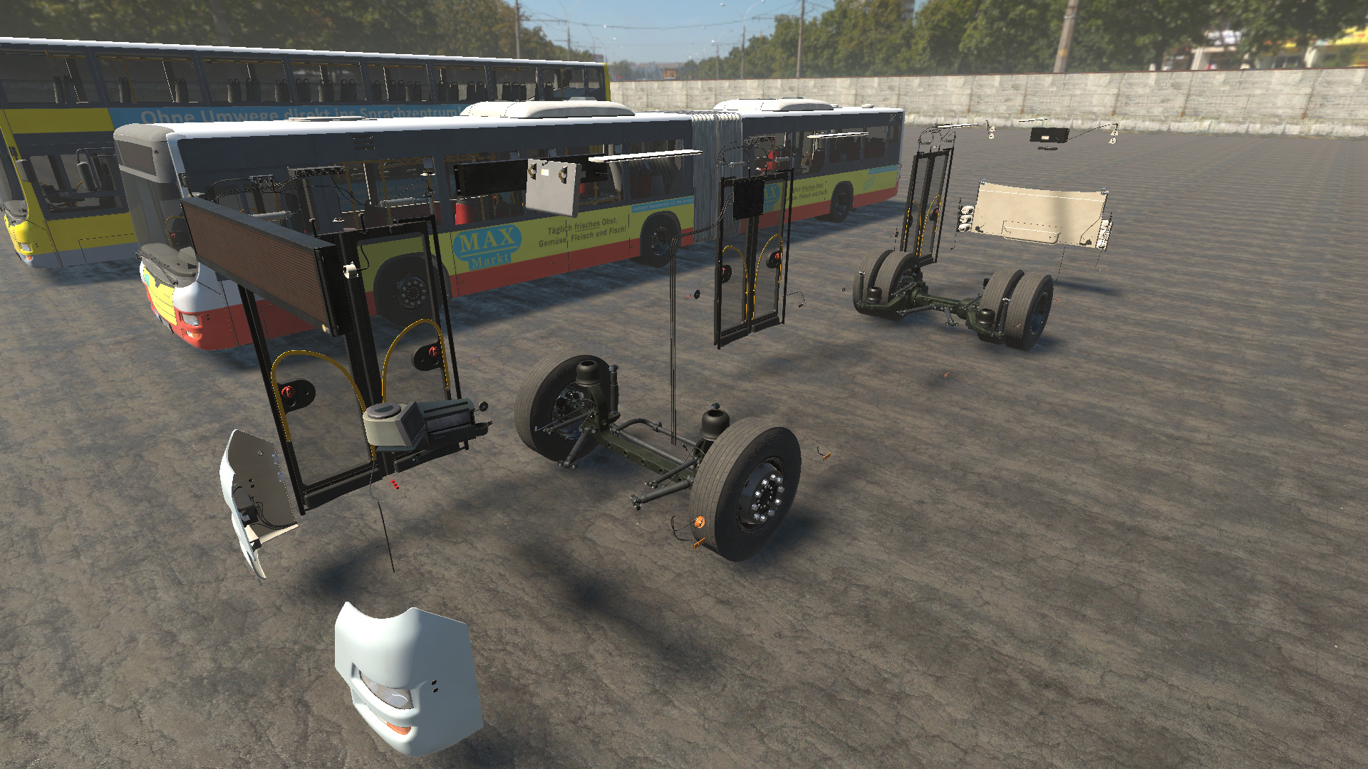 High Detail Busses - Basic Version - Unity Low-poly 3D model_13