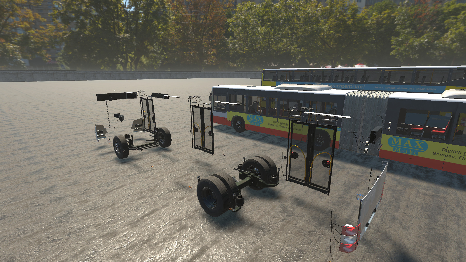 High Detail Busses - Basic Version - Unity Low-poly 3D model_17