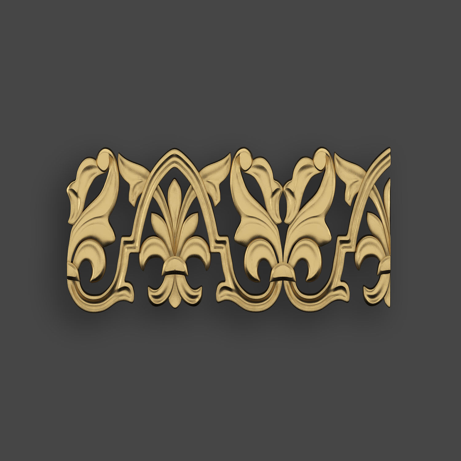 5 Borders Ornamental Pack 10 3D model_5