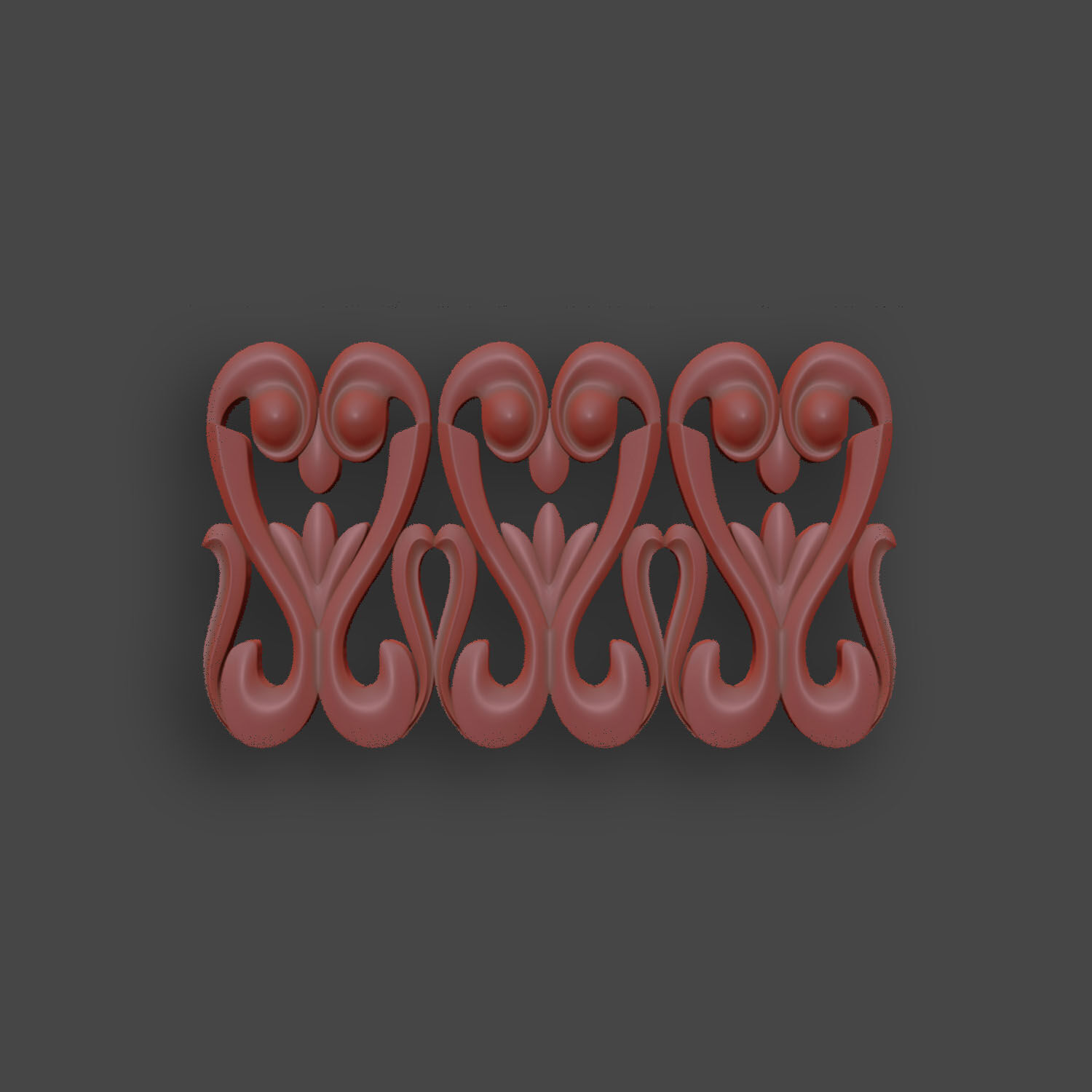5 Borders Ornamental Pack 10 3D model_13
