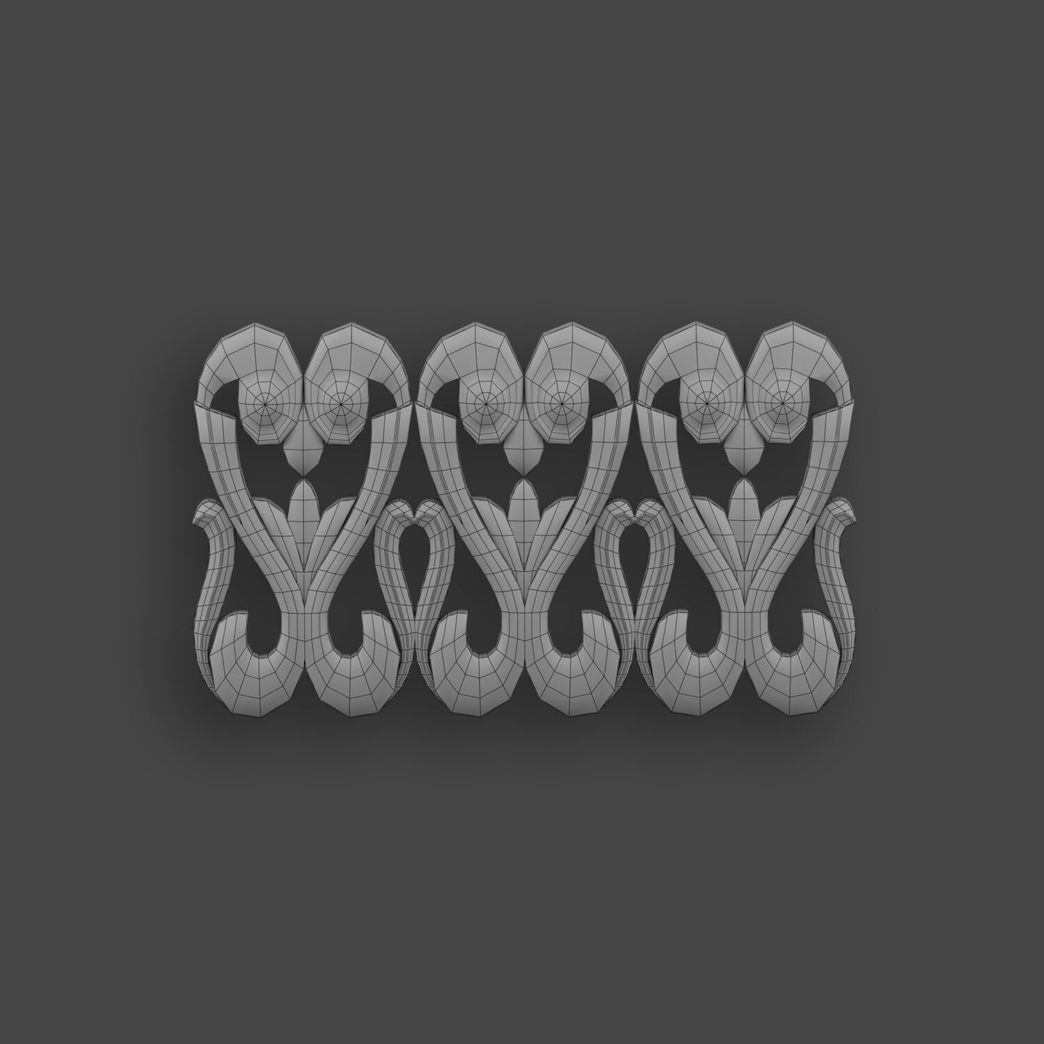 5 Borders Ornamental Pack 10 3D model_19