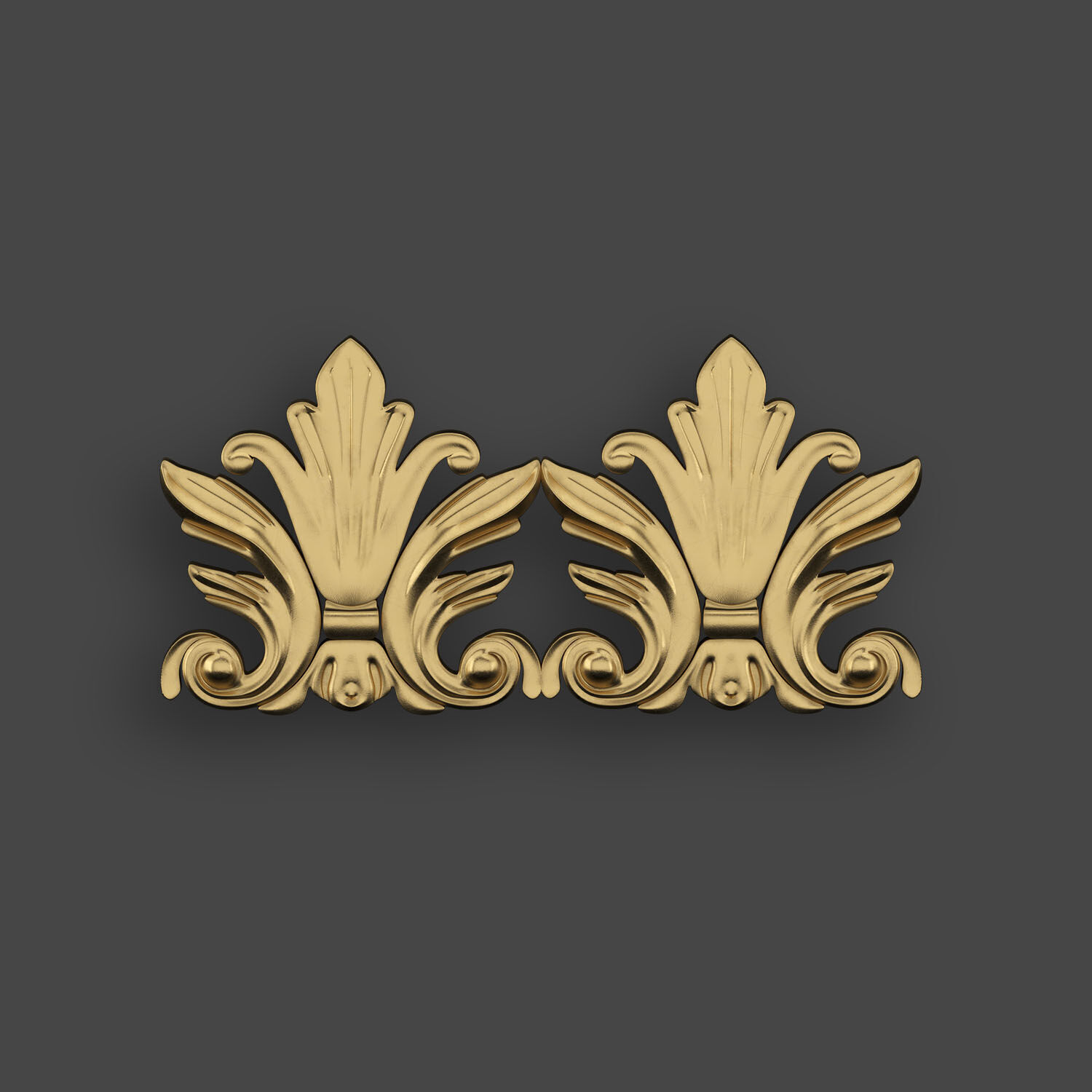 5 Borders Ornamental Pack 10 3D model_2