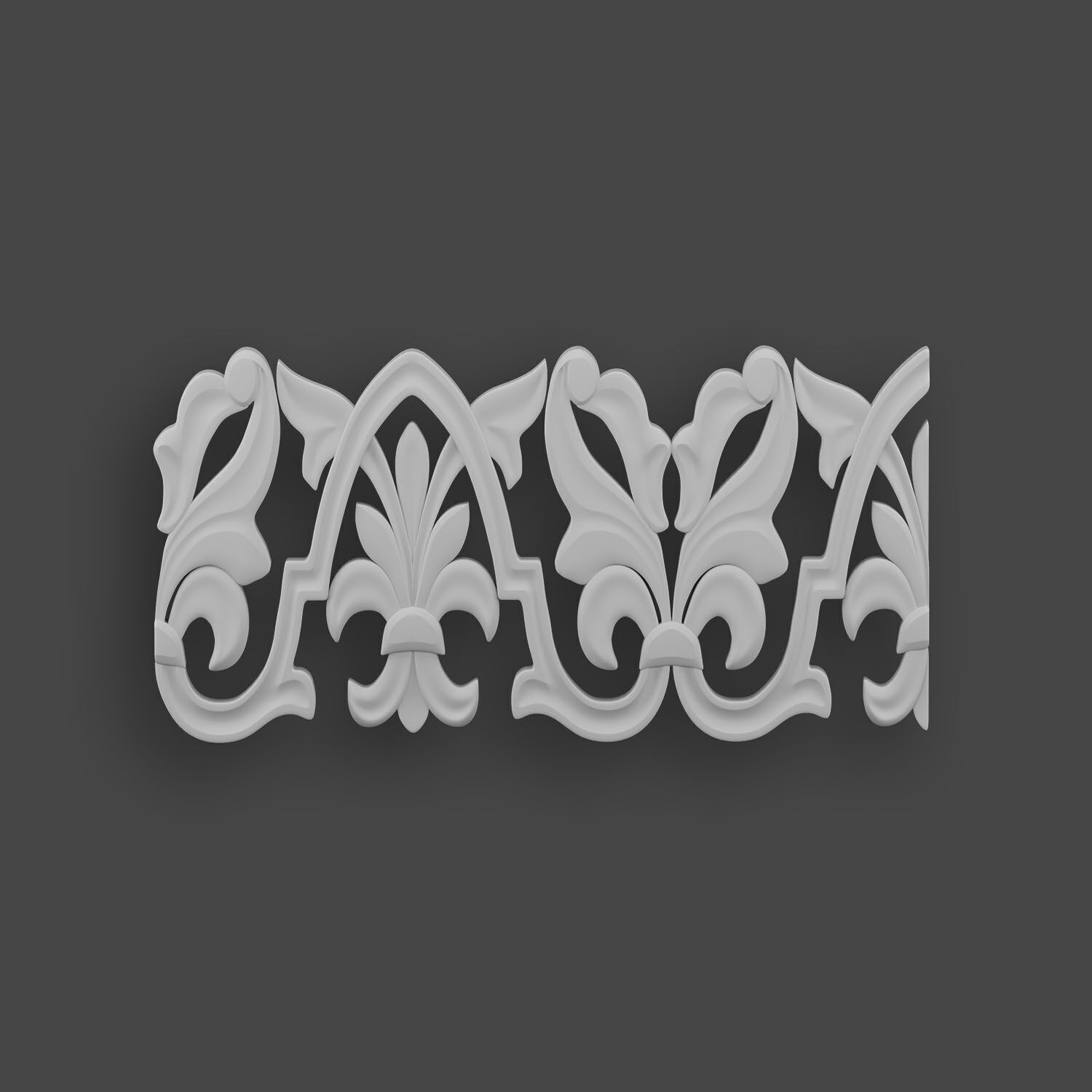 5 Borders Ornamental Pack 10 3D model_11