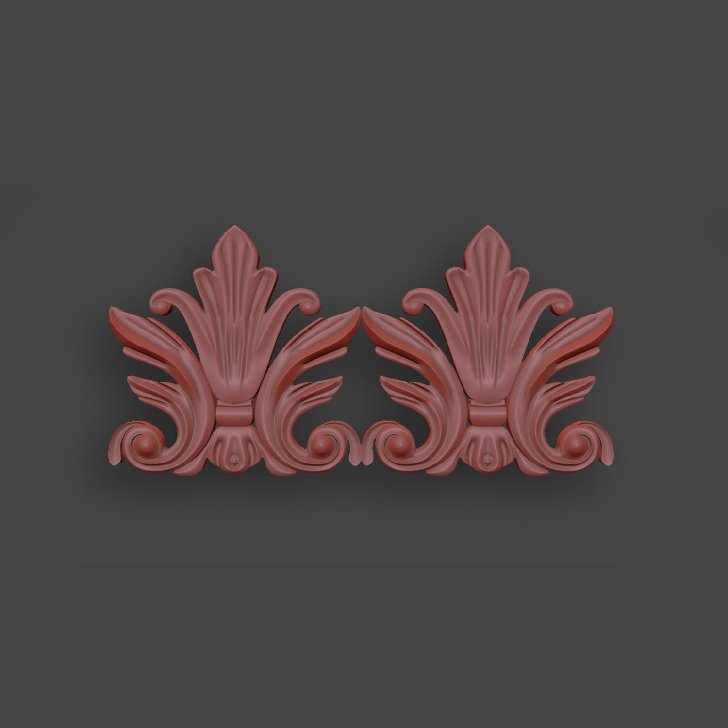 5 Borders Ornamental Pack 10 3D model_14