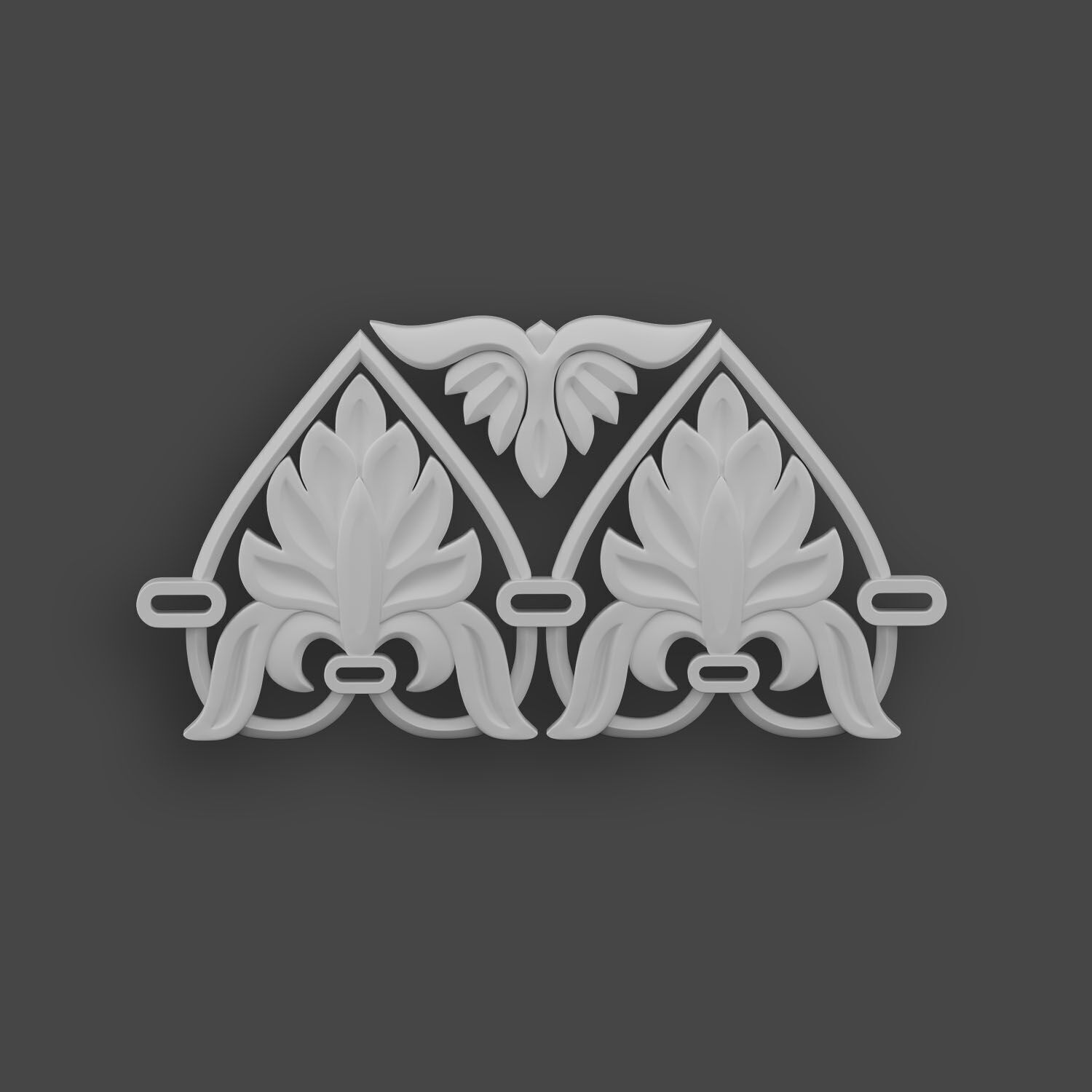 5 Borders Ornamental Pack 10 3D model_9