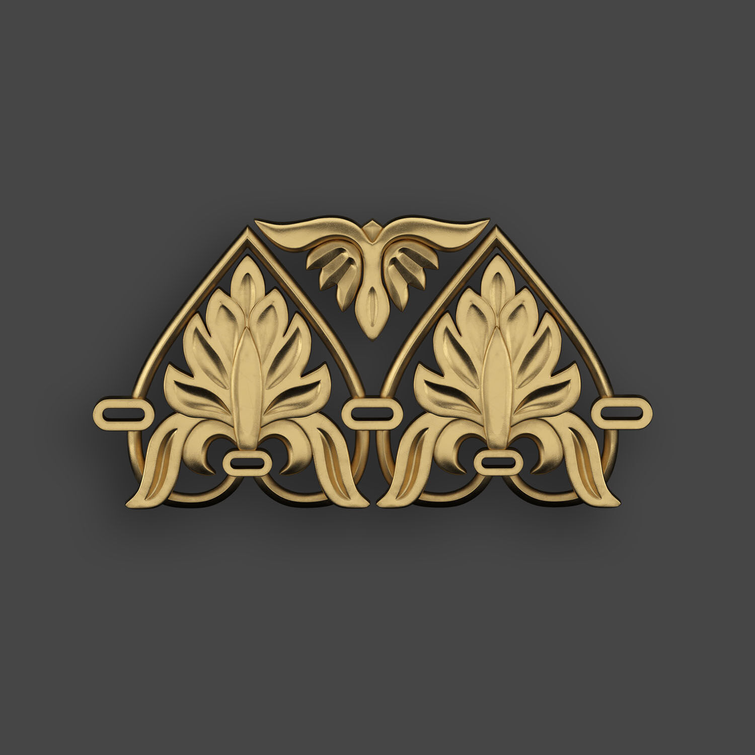 5 Borders Ornamental Pack 10 3D model_3