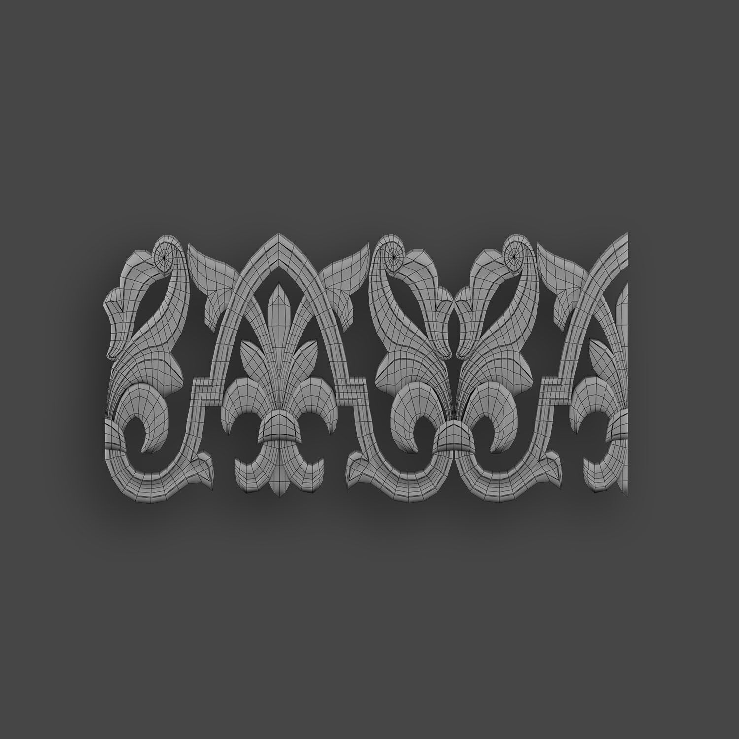 5 Borders Ornamental Pack 10 3D model_23