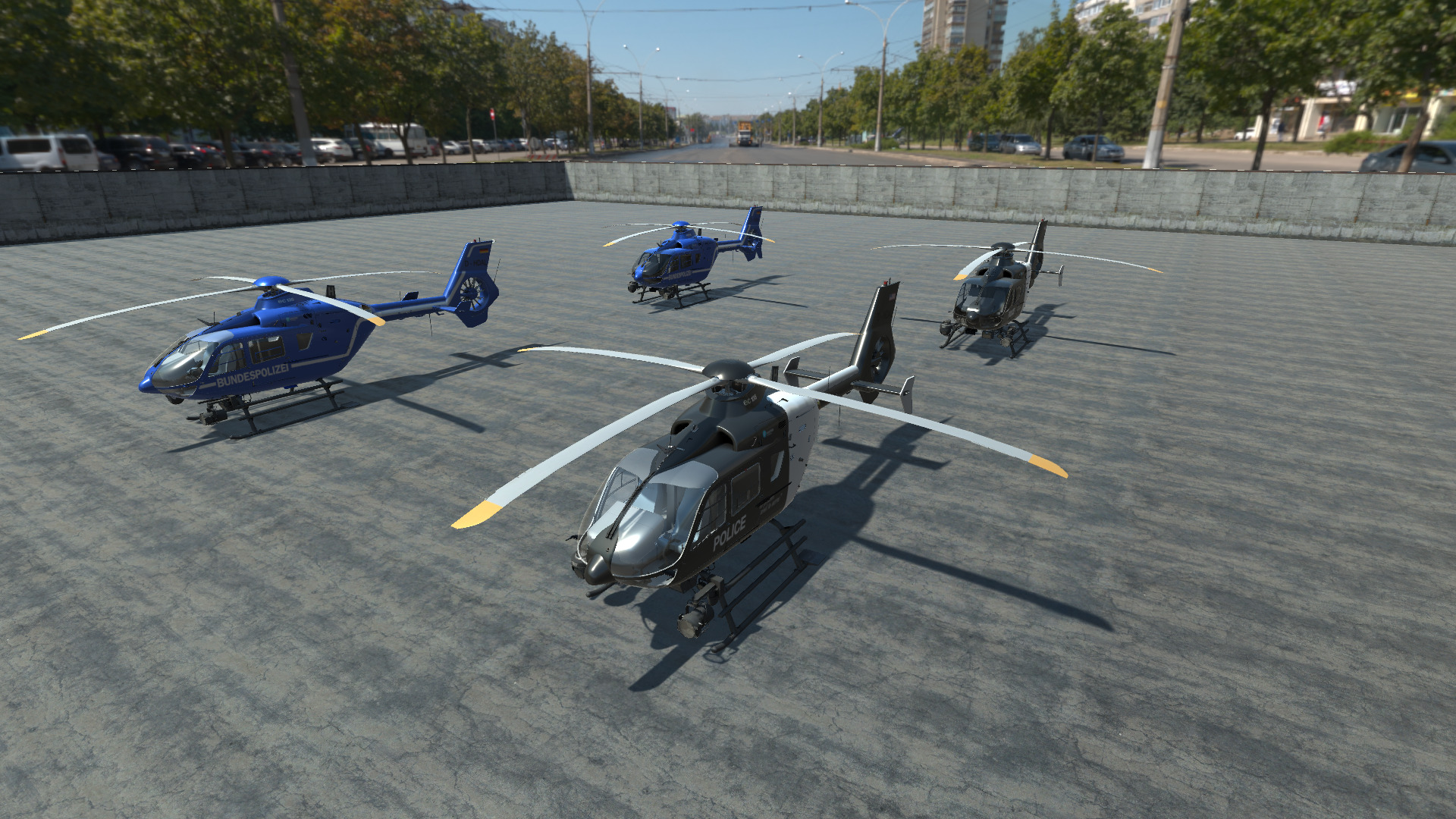 Police Helicopter - Unity Low-poly 3D model_2