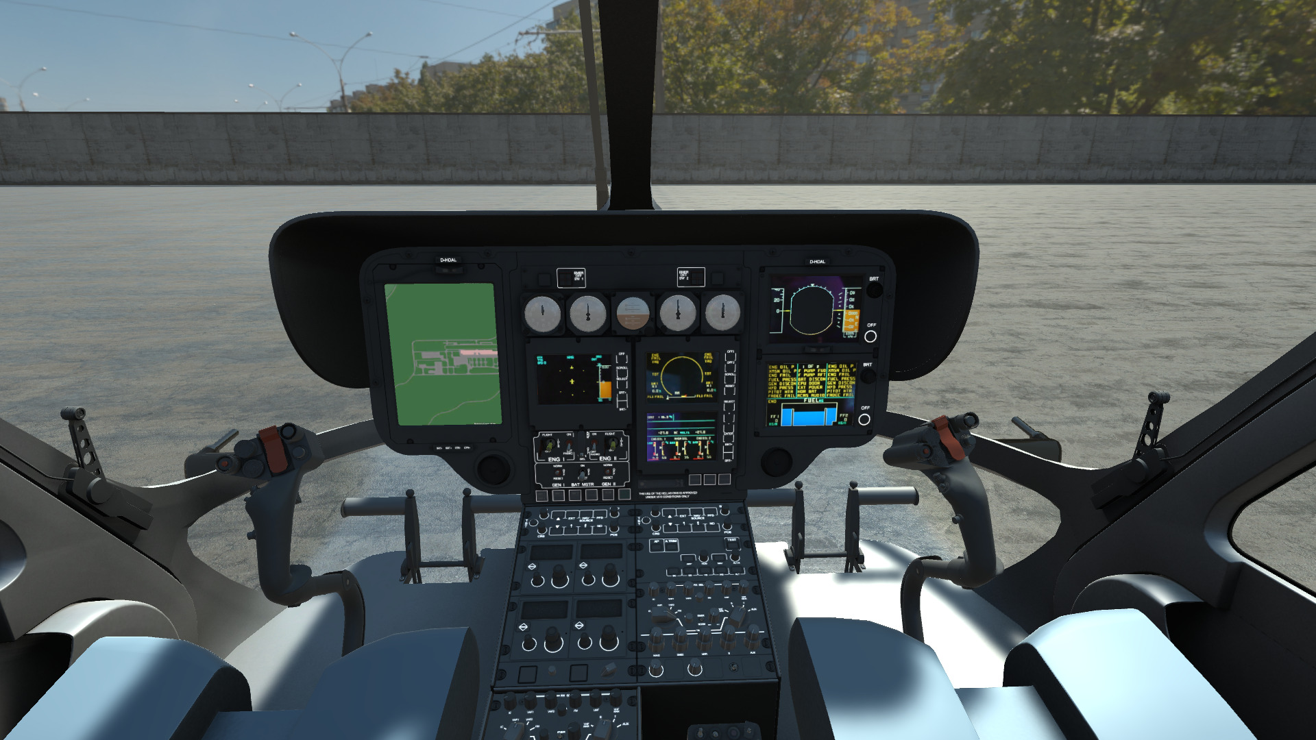 Police Helicopter - Unity Low-poly 3D model_4