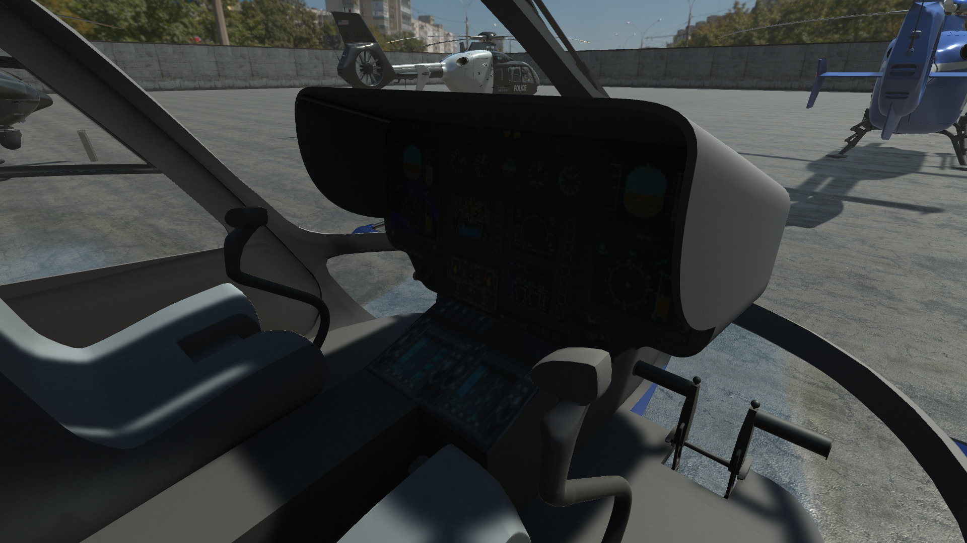 Police Helicopter - Unity Low-poly 3D model_21