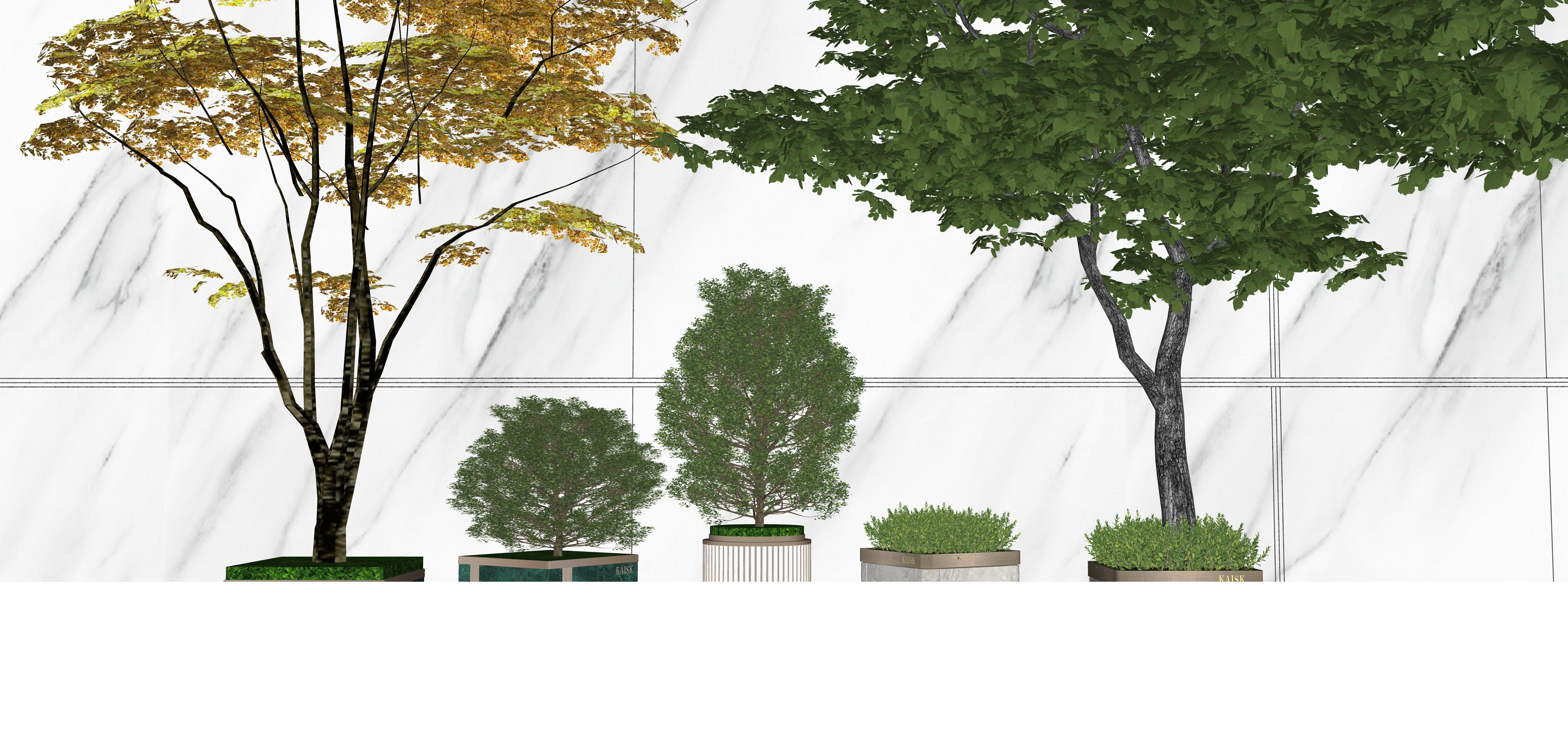 Flower Planter Design 3D model_3