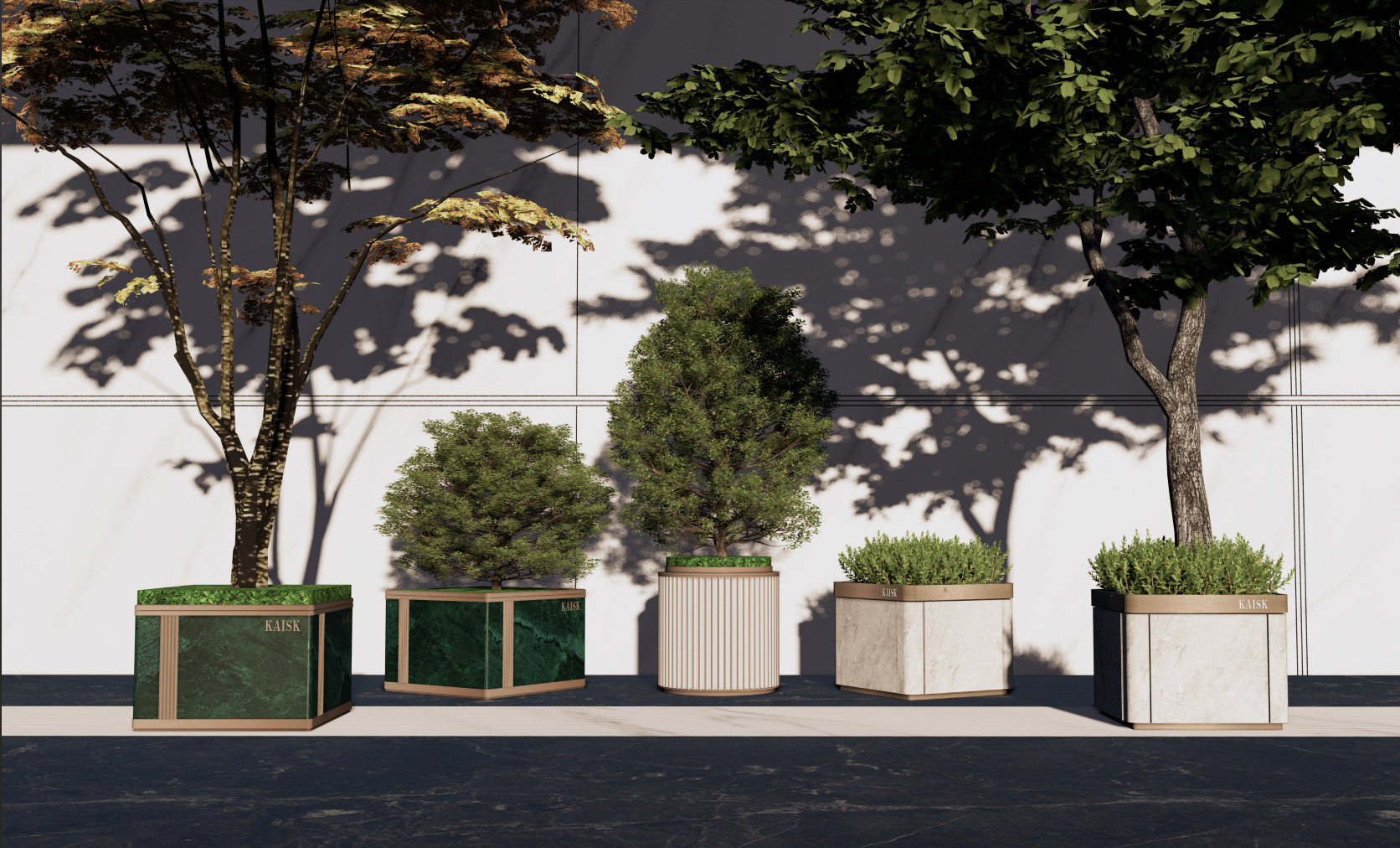 Flower Planter Design 3D model_1